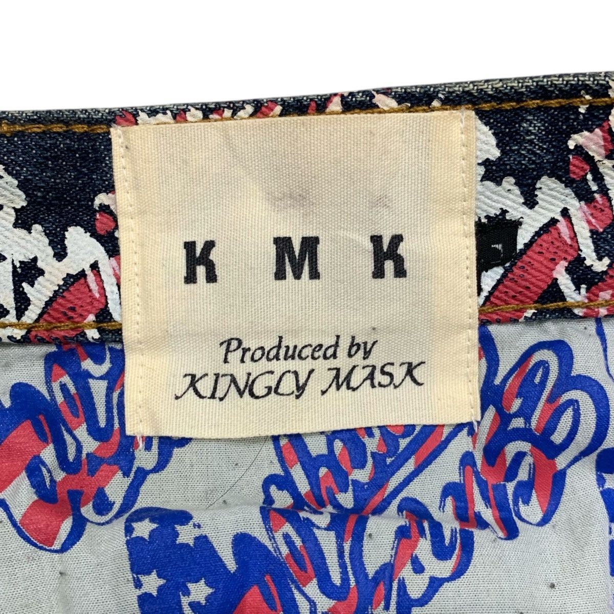 Japanese Brand LGB Style 2000’s KMK Double Waist Mudwash Jeans Size US 31 - 6 Thumbnail