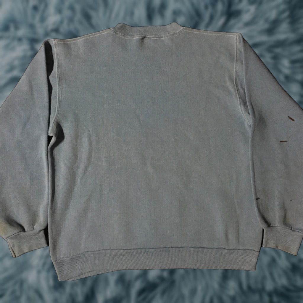 Vintage VINTAGE American Vintage Sweatshirt S Blue Distressed 80s 90s Faded Paint Nike? Size US S / EU 44-46 / 1 - 1 Thumbnail