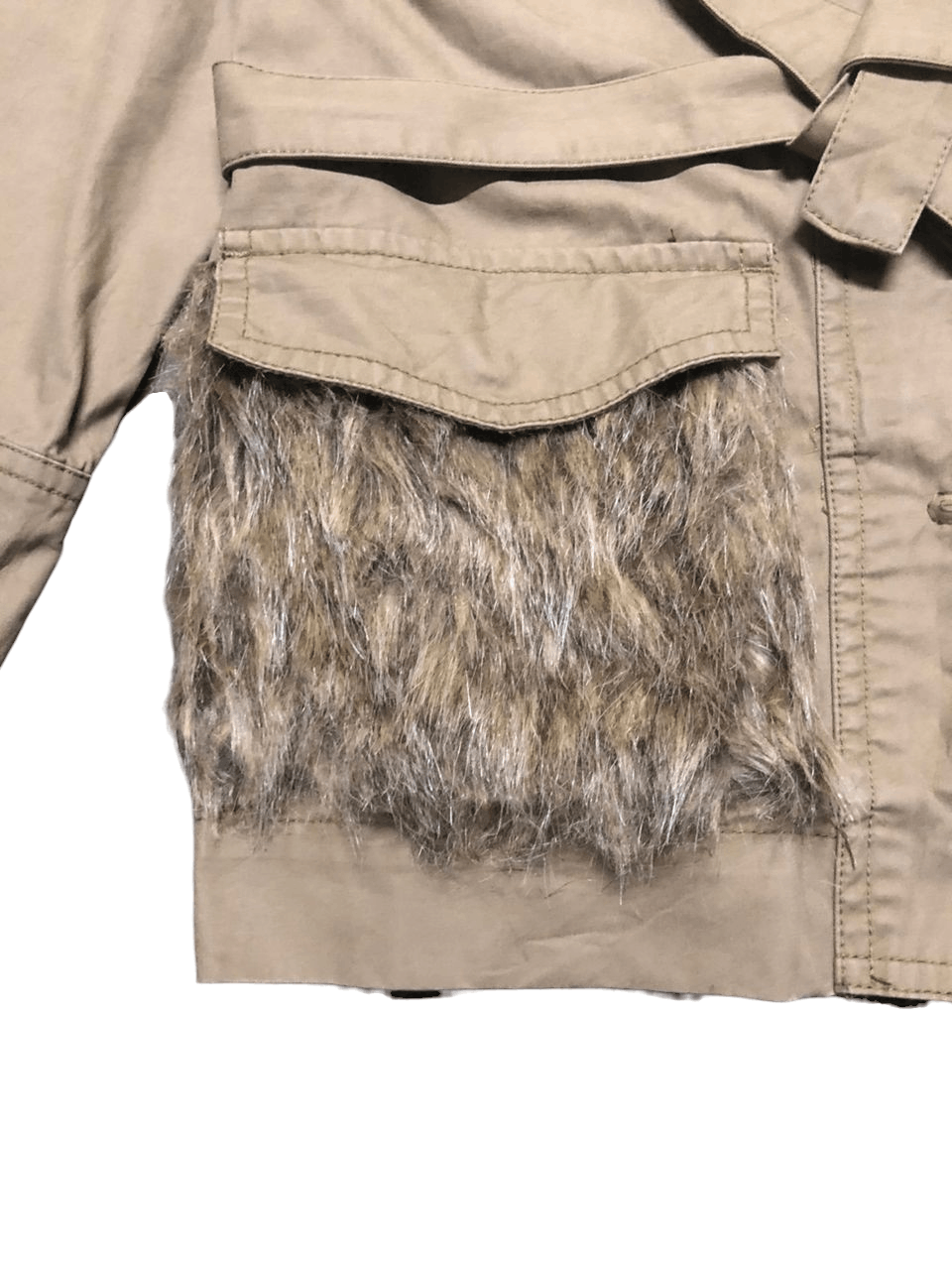 Japanese Brand ANTHROPOLOGIE Faux Fur-Trimmed Field Parka Jacket size xs Size M / US 6-8 / IT 42-44 - 6 Thumbnail