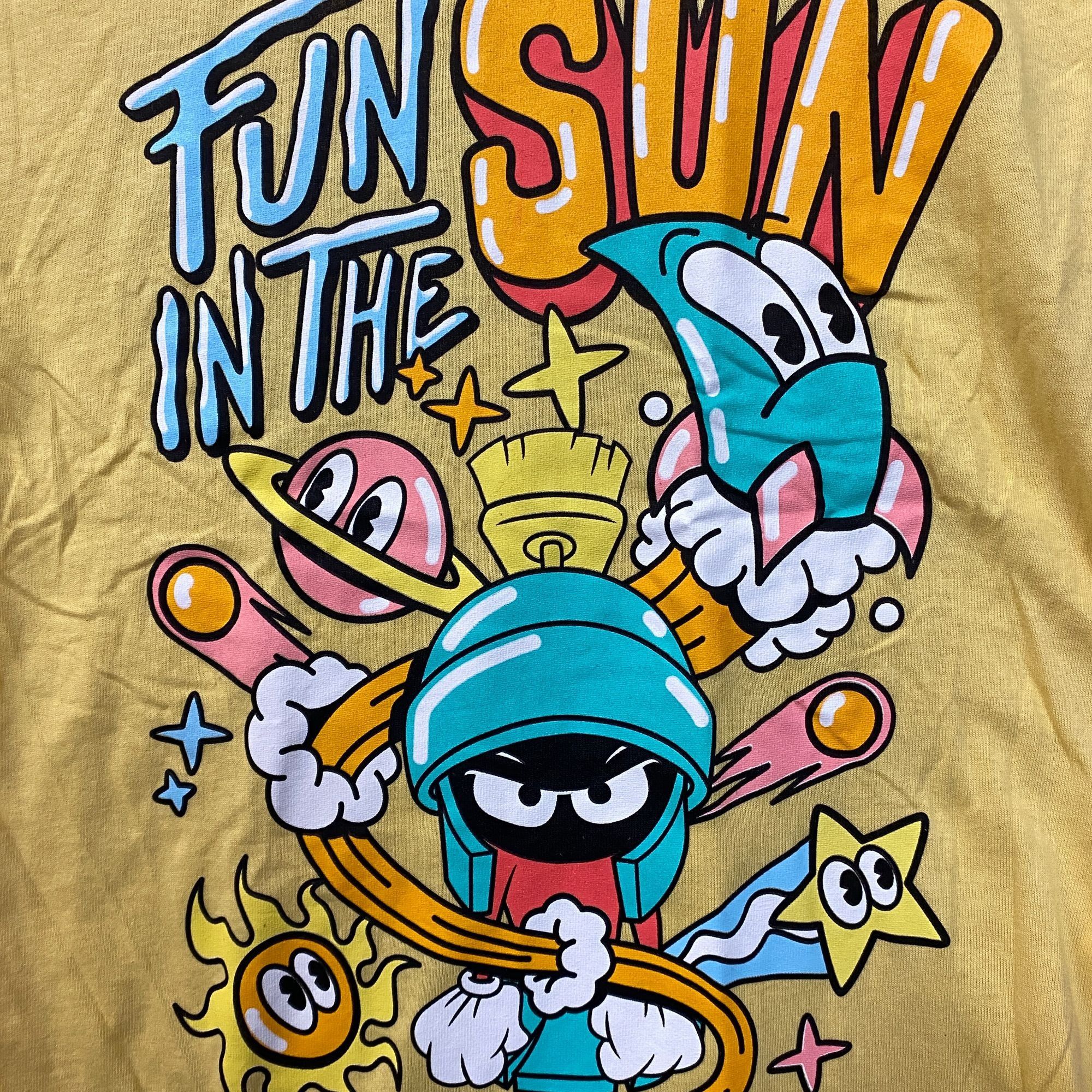 Warner Bros Marvin the Martian Fun in the Sun Looney Tunes T-Shirt Small Size US S / EU 44-46 / 1 - 2 Thumbnail