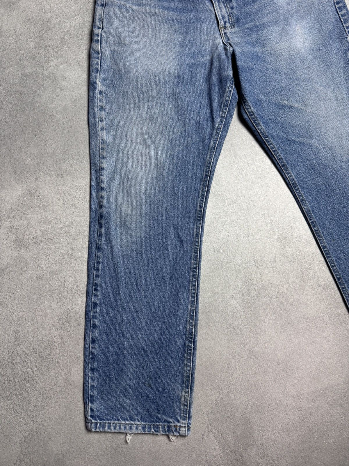 Carhartt 1990s Carhartt B 18 DST Vintage Straight Denim Jeans Size US 36 / EU 52 - 9 Thumbnail
