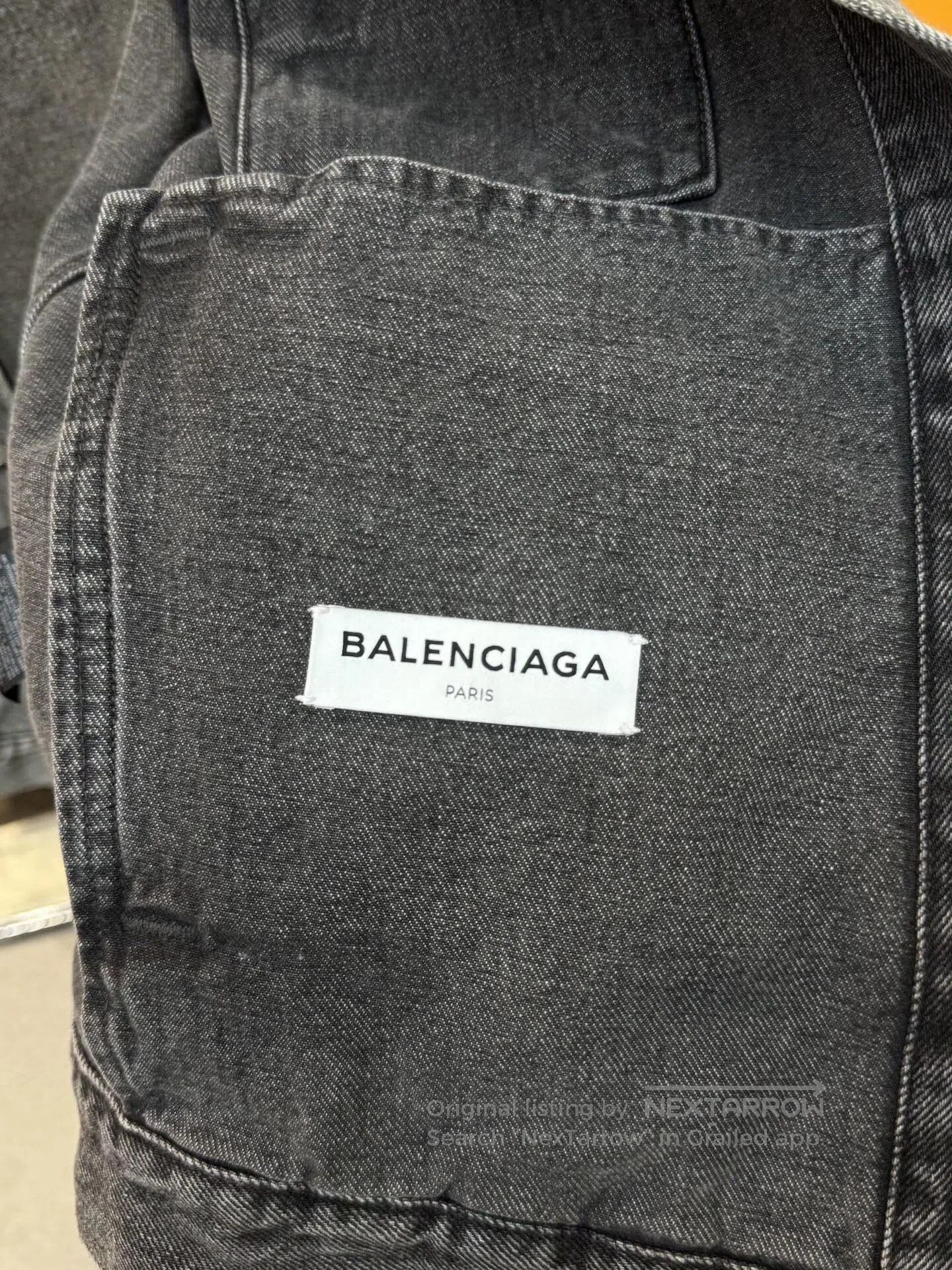 Balenciaga Balenciaga Distressed Washed Denim Jacket. Size US S / EU 44-46 / 1 - 6 Thumbnail