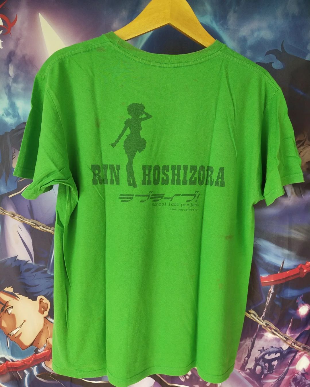 Anime × Japanese Brand Love Live! Rin Hoshizora Green Anime Idol Tees Size US L / EU 52-54 / 3 - 3 Thumbnail
