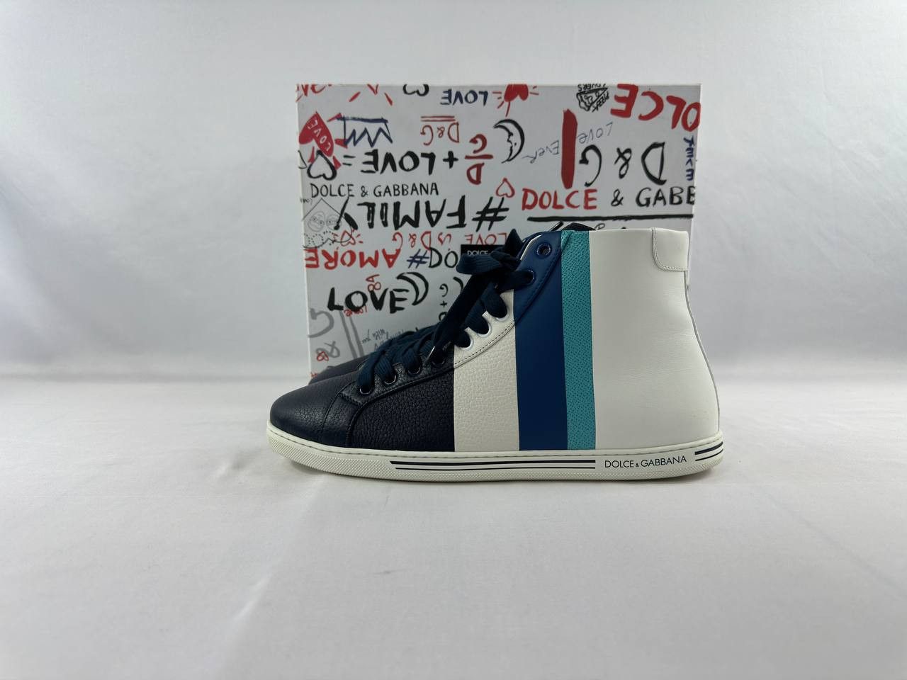 Dolce & Gabbana Dolce & Gabbana Saint Tropex High Sneakers Size US 10.5 / EU 43-44 - 6 Thumbnail