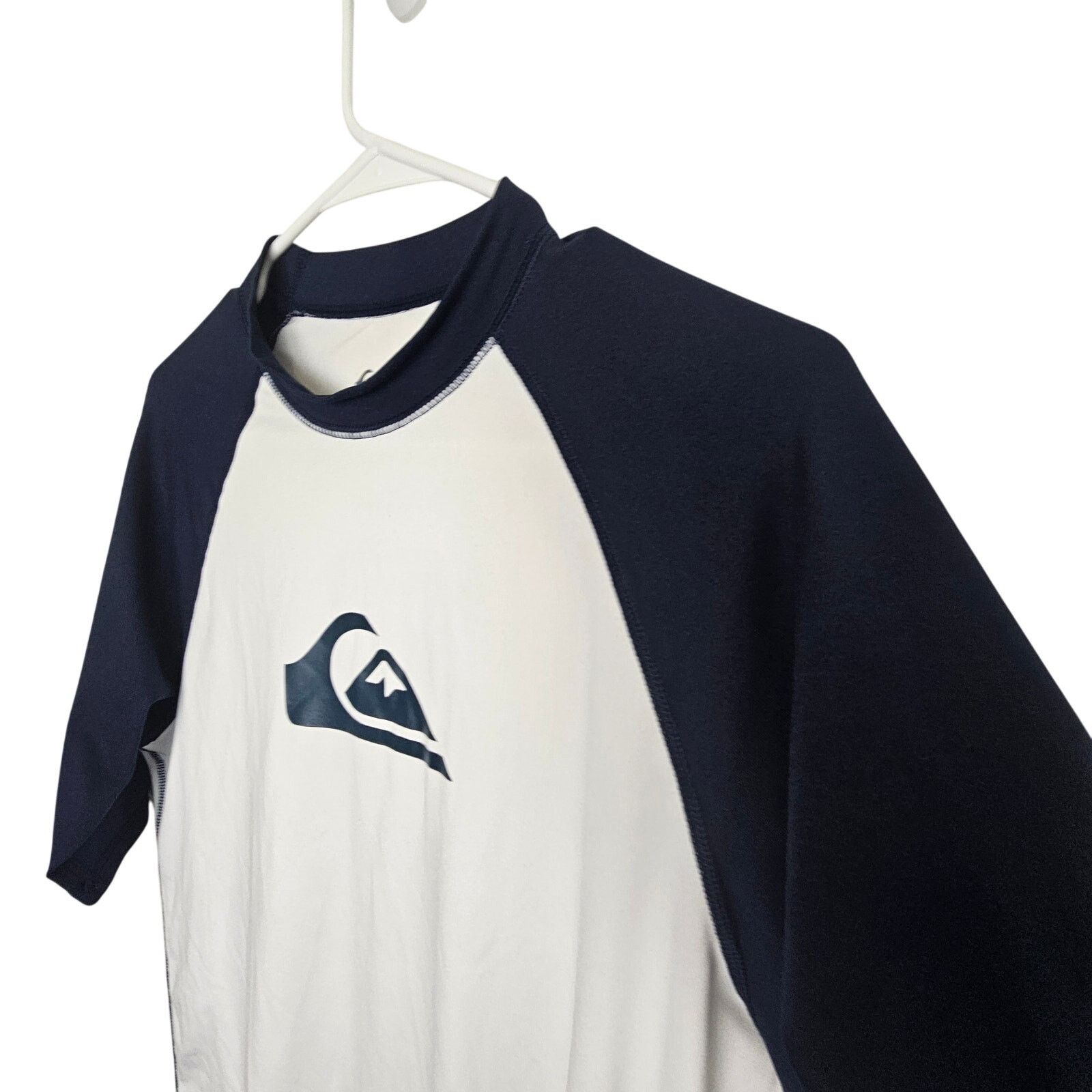 Quiksilver Quiksilver Rash Guard Navy Blue White Short Sleeve XL Size US 40 / EU 56 - 5 Thumbnail