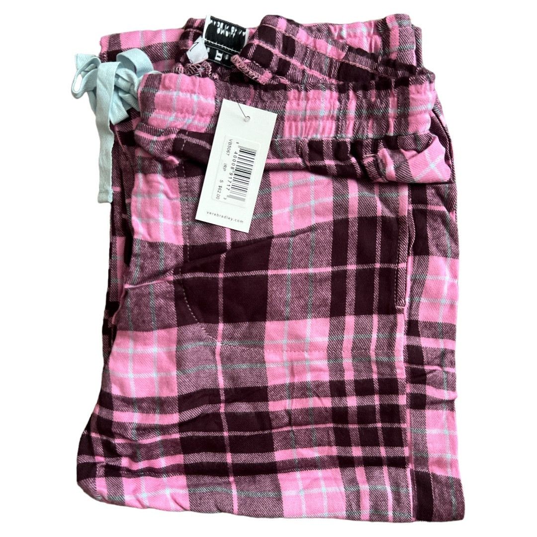 Vera Bradley VERA BRADLEY Pink Plaid Pajama Pants w/ Tag, Small Size 30" / US 8 / IT 44 - 2 Thumbnail