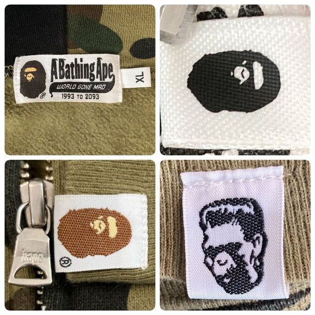 Bape GOD SELECTION XXX × BAPE CAMO Shark Full Zip Hoodie APE Size US XL / EU 56 / 4 - 8 Thumbnail