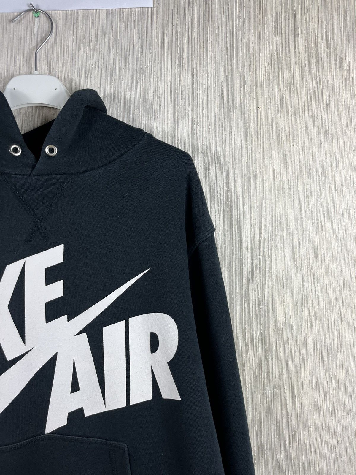 Nike × Vintage Vintage Nike y2k hoodie big logo air swoosh drill retro Size US L / EU 52-54 / 3 - 3 Thumbnail