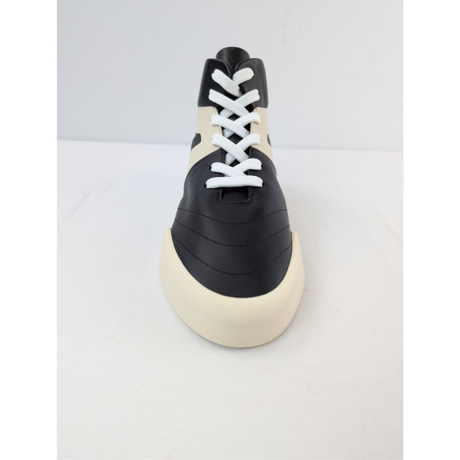 Fear of God o1rshd1 Basketball Flat Leather High Top Sneakers in Black Size US 9 / EU 42 - 14 Thumbnail