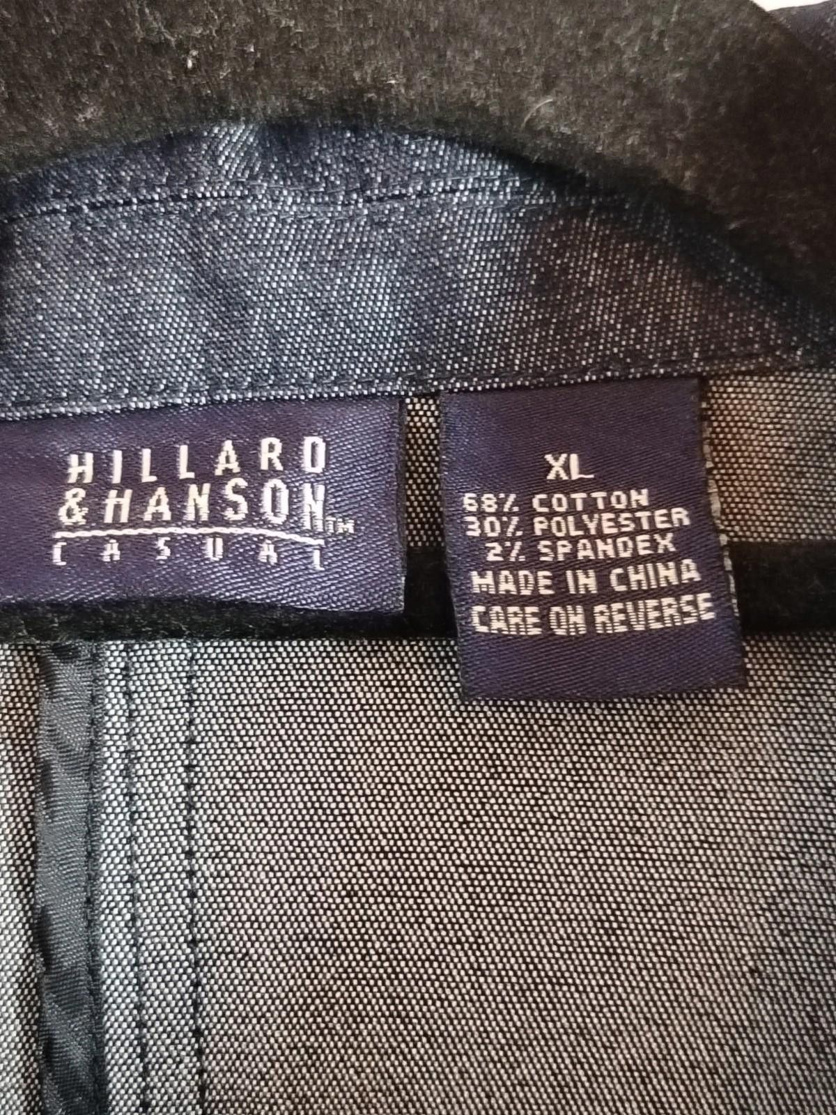 Other Hillard & Hanson Women's XL Denim Waistcoat Sleeveless Size XL / US 12-14 / IT 48-50 - 4 Thumbnail