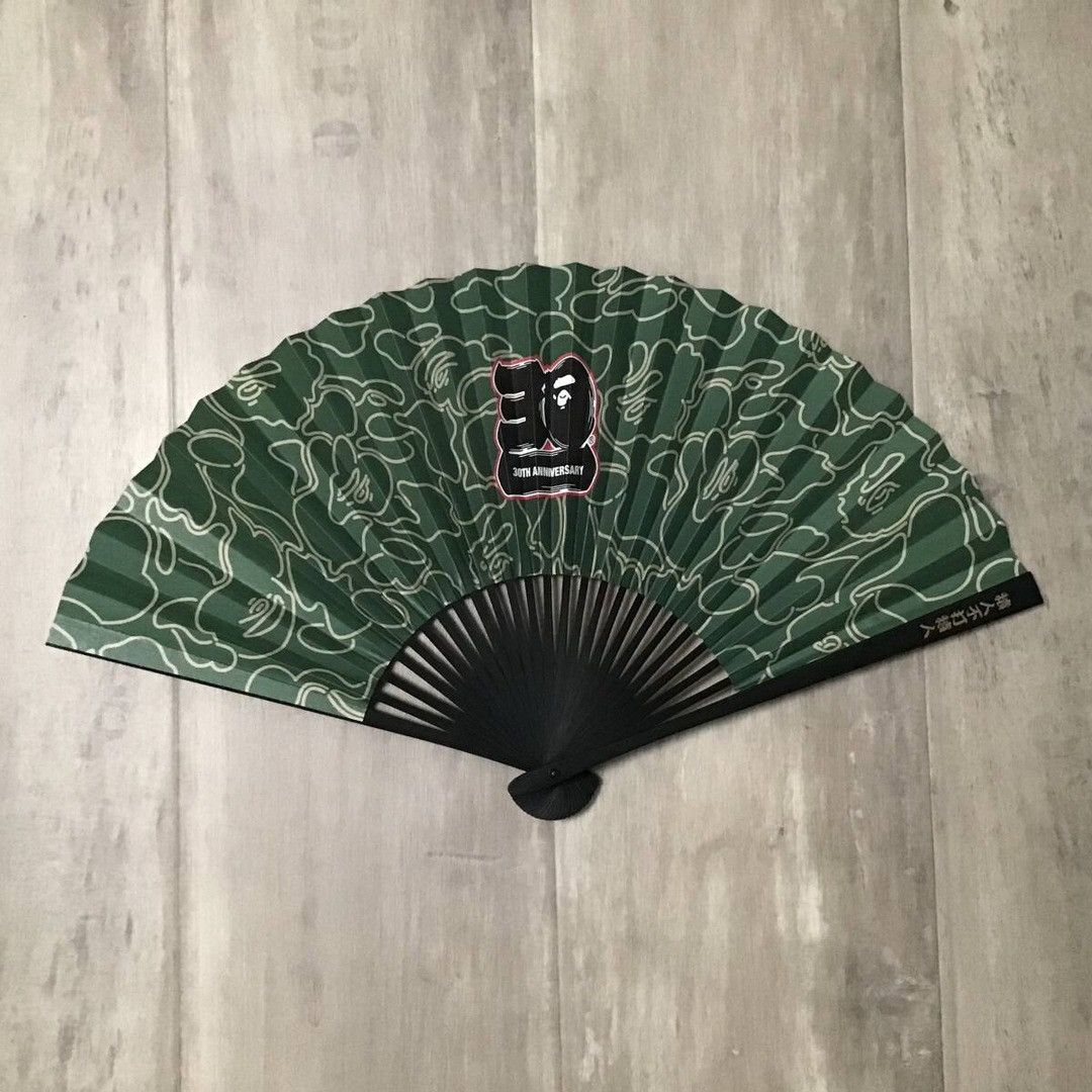 Bape 30th Anniversary BAPE camo folding fan green a bathing ape Size ONE SIZE - 2 Thumbnail