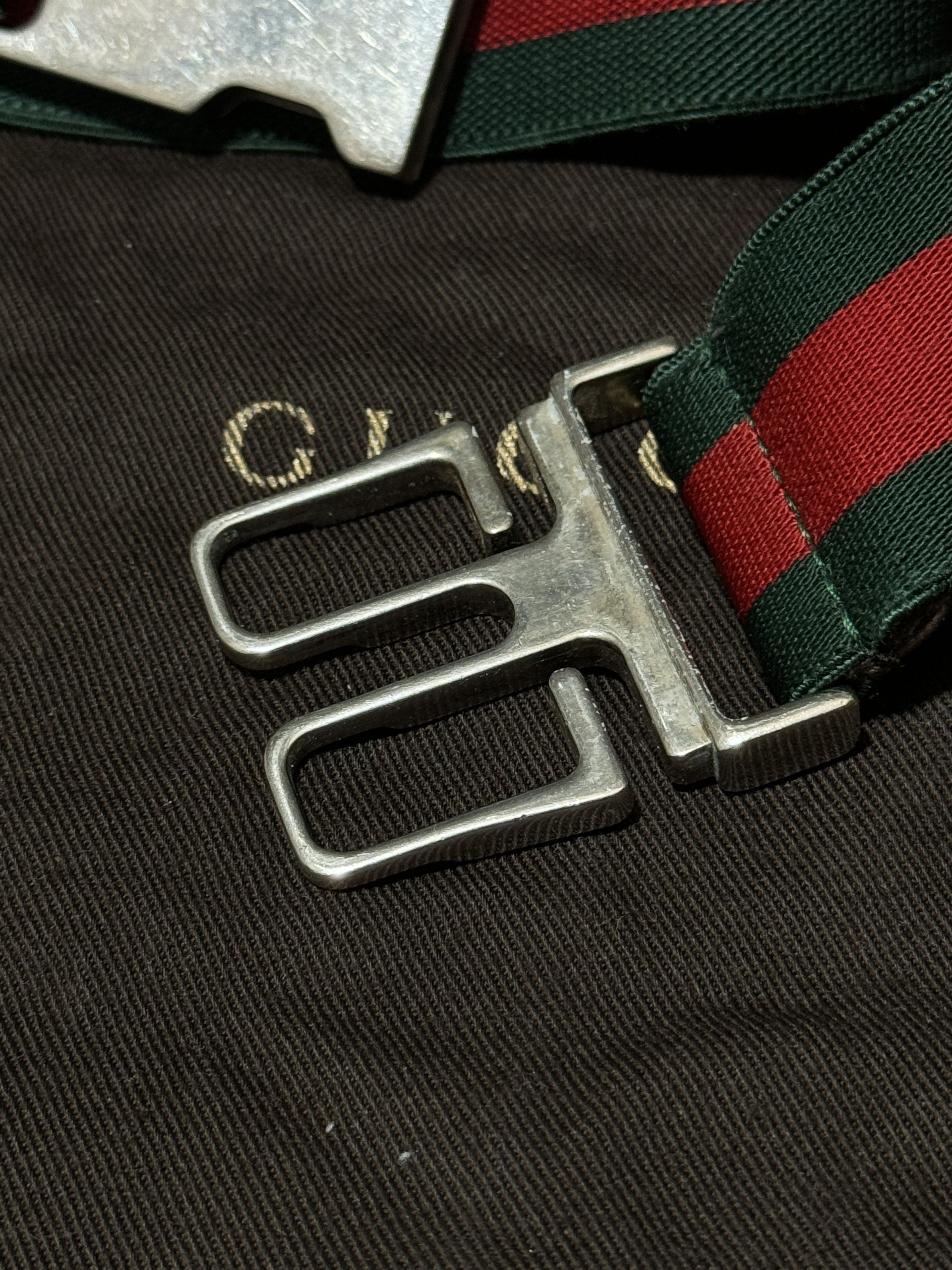 Gucci Gucci web stripe belt Size ONE SIZE - 3 Thumbnail