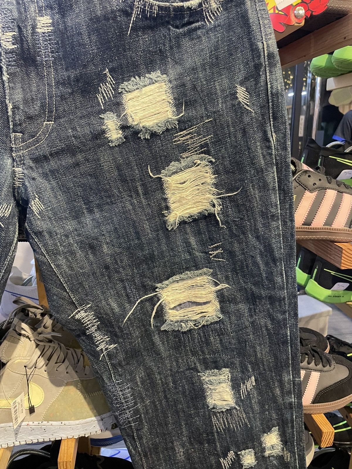 Japanese Brand × Vintage Vintage Xescape Distressed Denim Pant Size US 30 / EU 46 - 7 Thumbnail