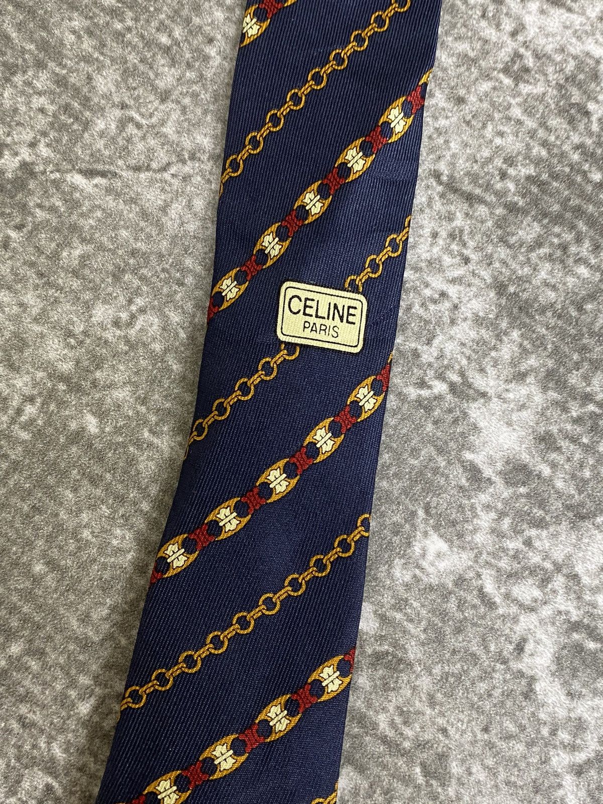 Celine 90s Celine Silk Tie Size ONE SIZE - 4 Thumbnail