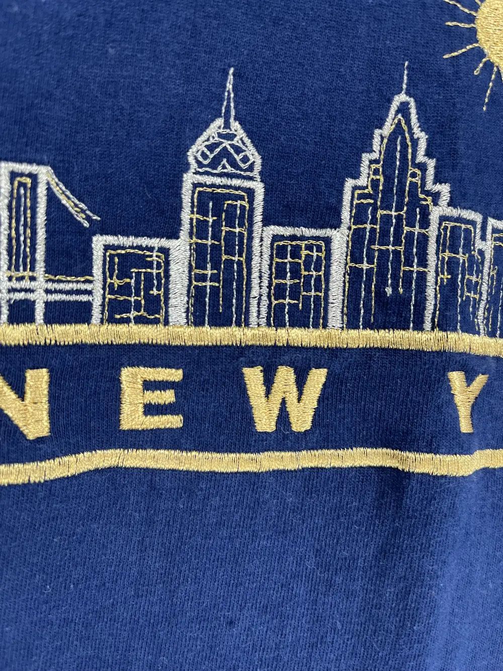 Vintage Rare Vintage 90s New York Embroidery T-Shirt single stitch Size US M / EU 48-50 / 2 - 8 Thumbnail