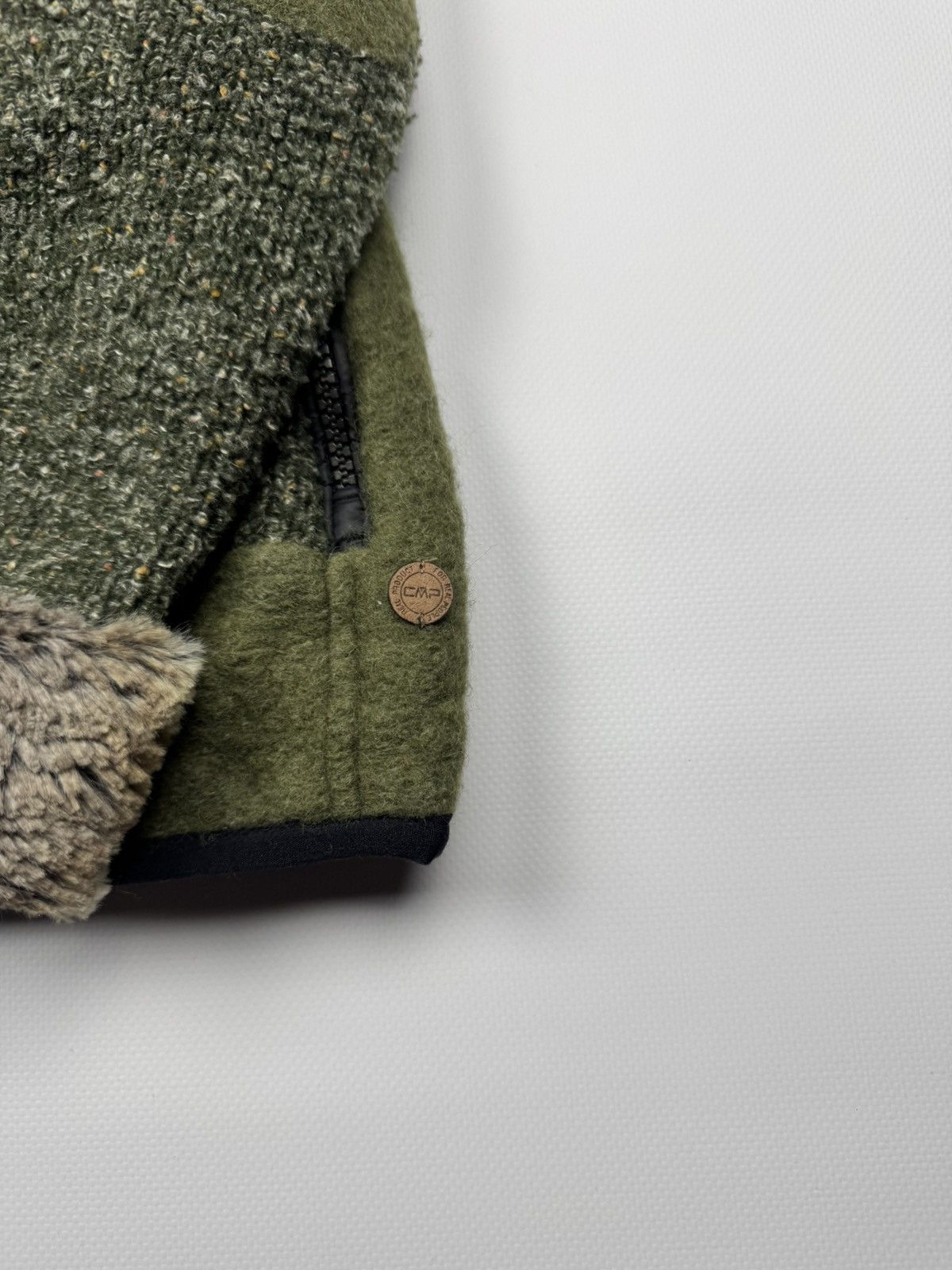 Japanese Brand Vintage Faux Fur Y2k Wool Zip Hoodie Size S / US 4 / IT 40 - 5 Thumbnail