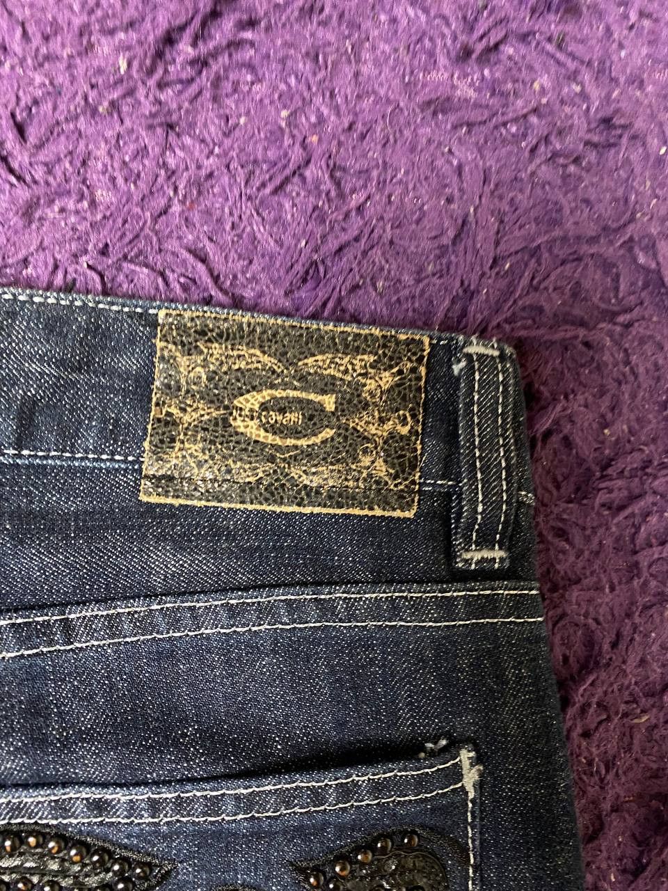 Just Cavalli Vintage jeans Just Cavalli logo Y2K streetwear Size 30" / US 8 / IT 44 - 7 Thumbnail