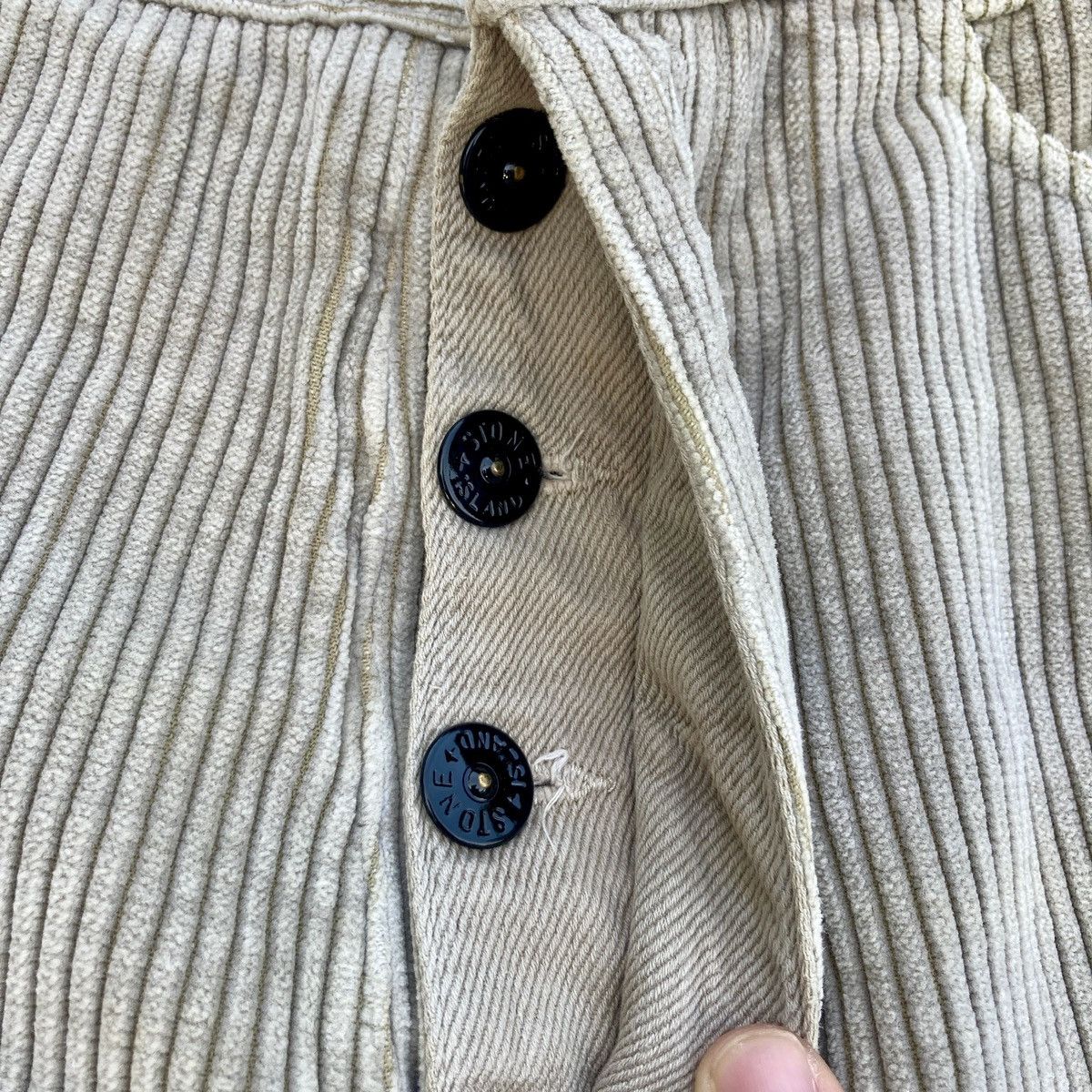 C.P. Company × Stone Island Vintage 90s Stone Island Marina Corduroy Pants Size US 32 / EU 48 - 9 Thumbnail