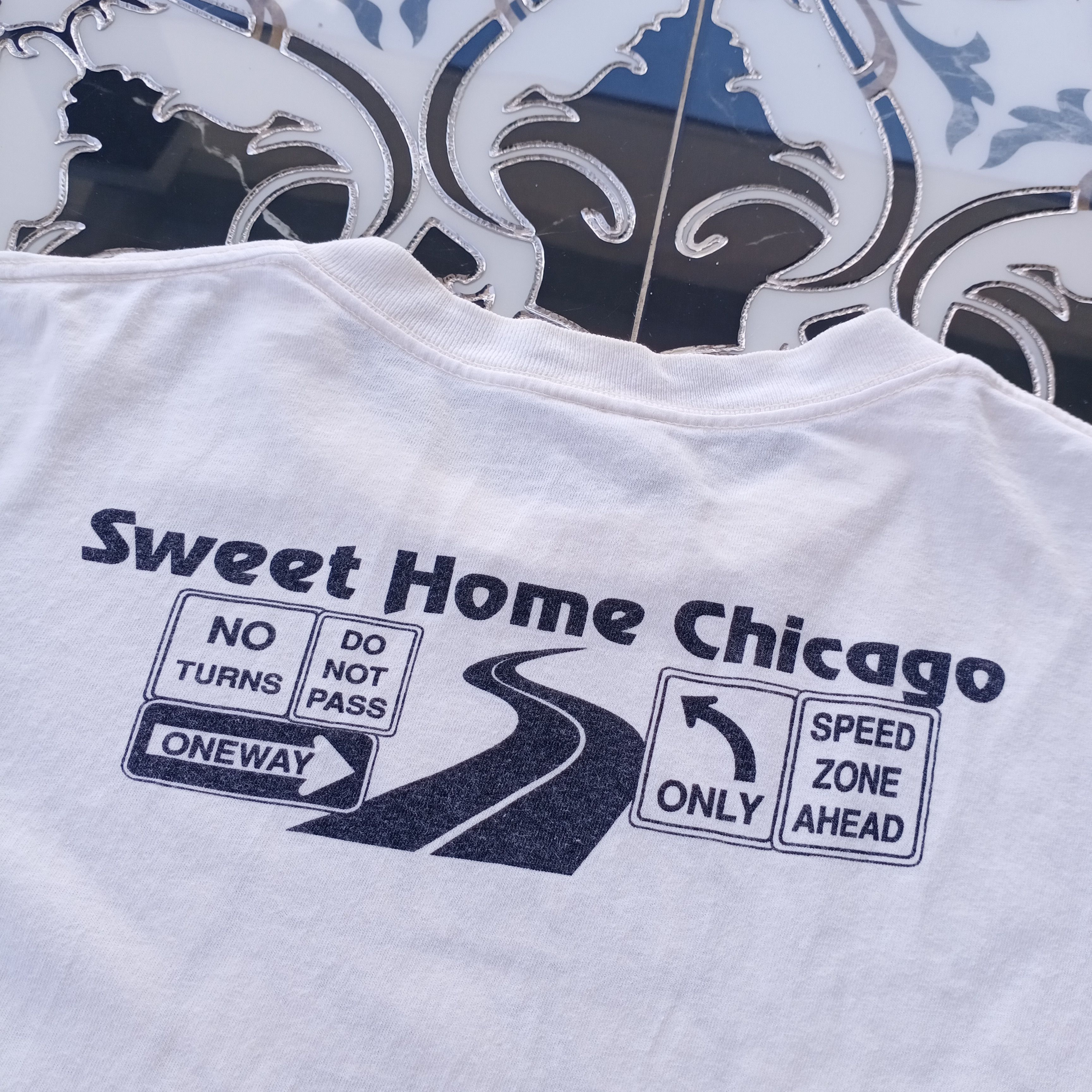 Route 66 × Vintage 1990s Vintage Historic Route Sweet Home Chicago Tee Size US S / EU 44-46 / 1 - 6 Thumbnail