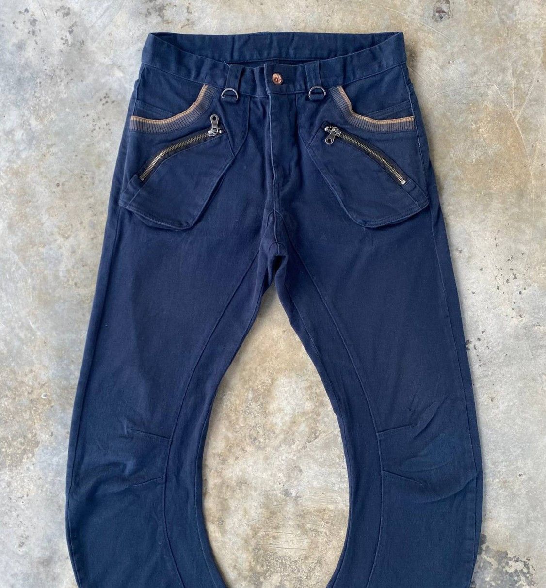 PPFM PPFM CURVED LEG BULL HORN PRISONER CARGO PANT Size US 31 - 6 Thumbnail