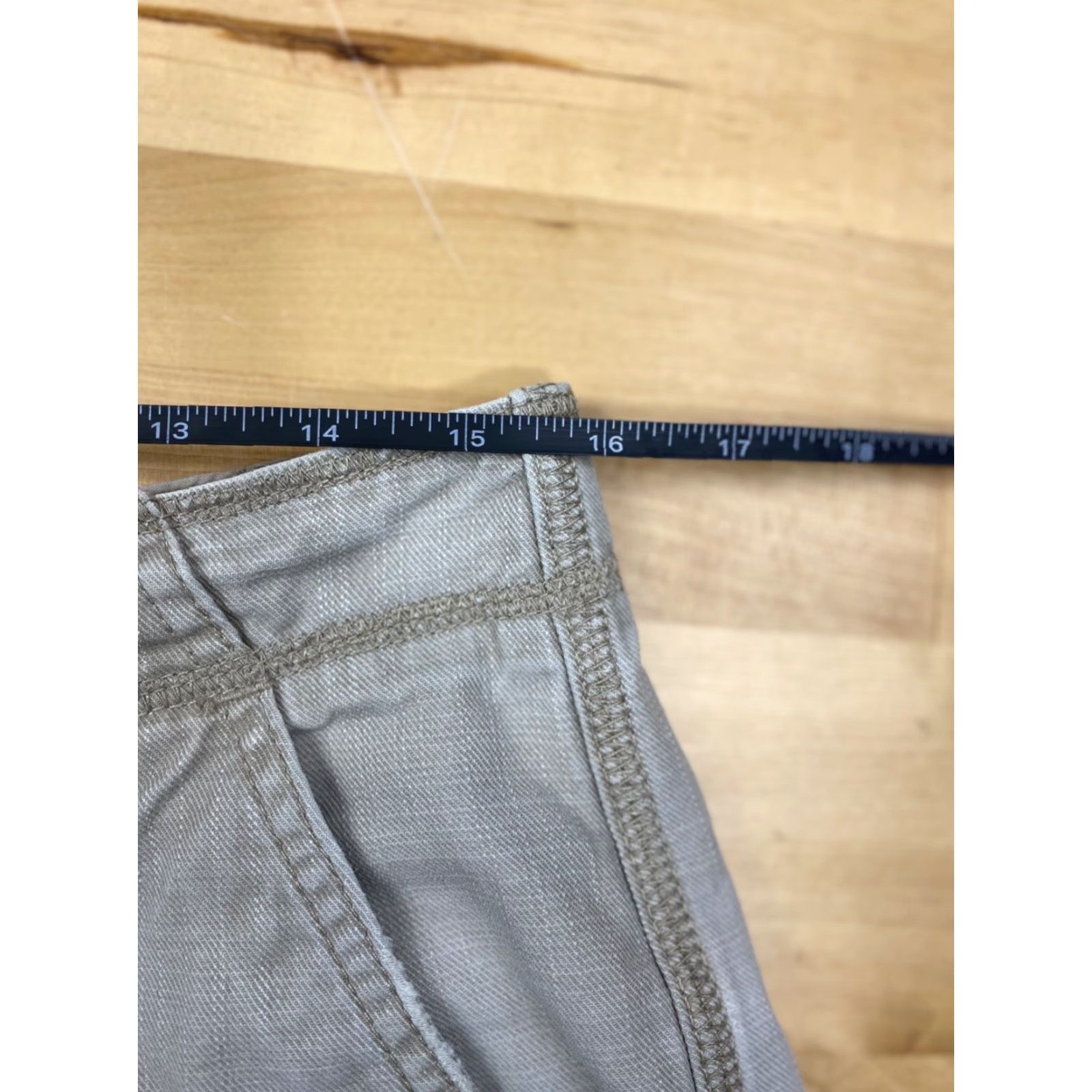 REEF REEF Shorts Bermuda Men 31 Beige Beach Surf Skate Lion Rasta #6150 Size US 31 - 4 Thumbnail