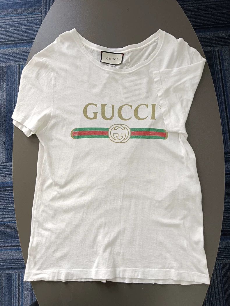 Gucci Gucci Classic logo short-sleeved T-shirt 2504-Nextarrow Size US XS / EU 42 / 0 - 1 Thumbnail