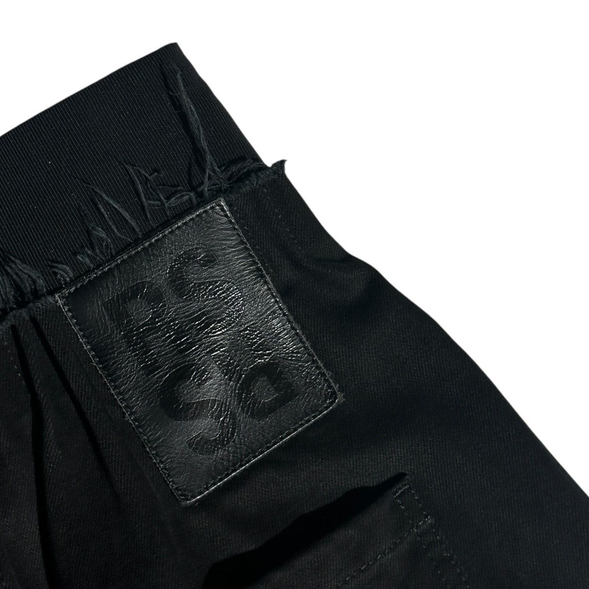 Raf Simons Gathered elastic cinch waist baggy denim Size US 30 / EU 46 - 4 Thumbnail