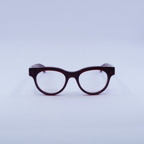 Gucci Gucci GG1792O 004 Eyeglasses Burgundy 46mm Square Frame Size ONE SIZE - 2 Thumbnail
