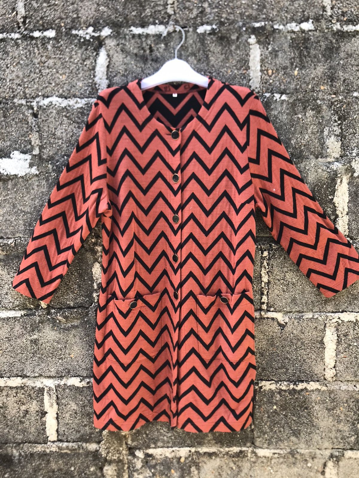 Designer × Givenchy 💥Chevron Glamour Givenchy Button Up Blouses Size M / US 6-8 / IT 42-44 - 1 Thumbnail
