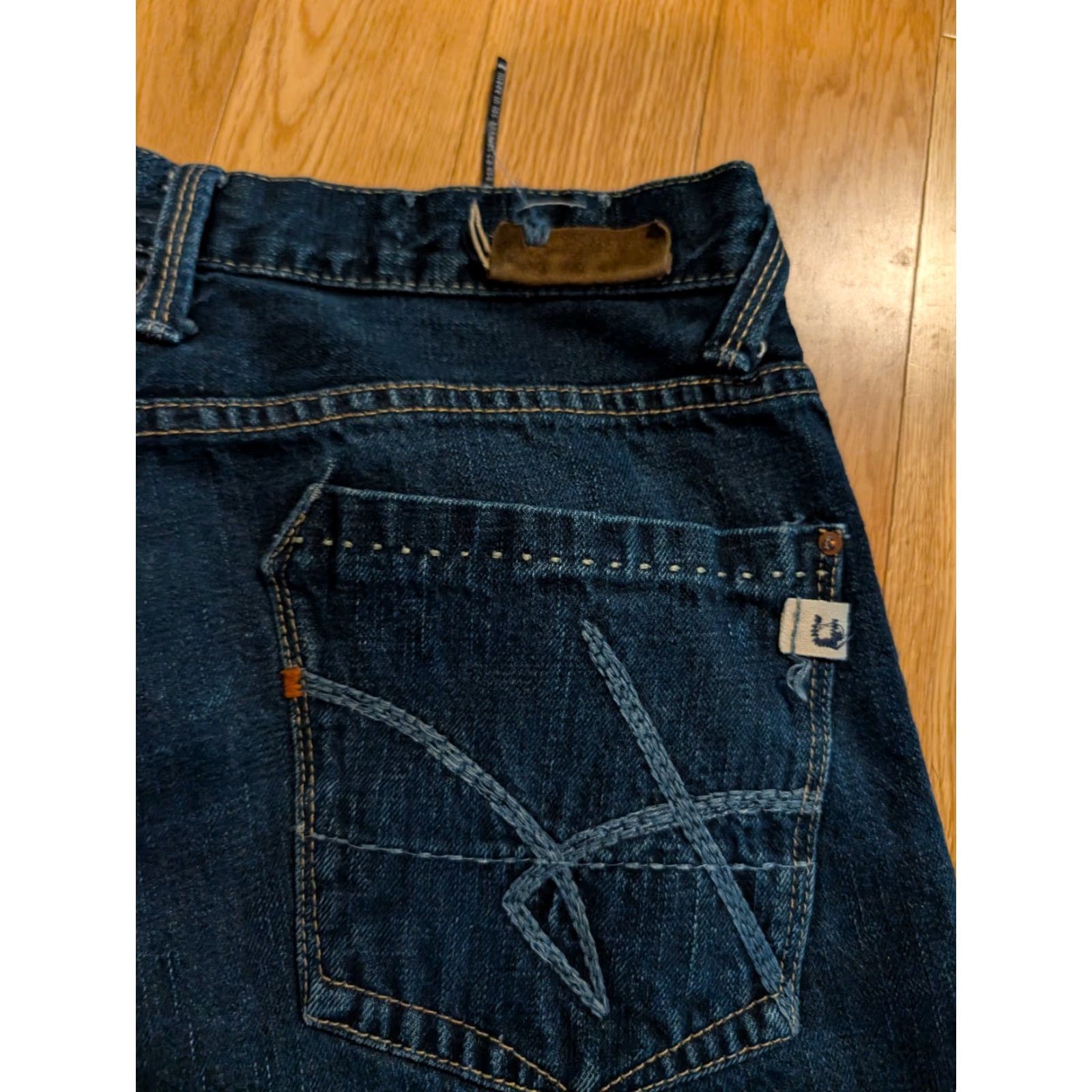 Union LA Union LA Y2k Dark Denim Men's Regular Straight Fit 32x30 Jeans Blue Dark Wash Straight Mens 32 30 Regular Union LA Y2k Dark Denim Jeans Men Size 32x30 Size US 32 / EU 48 - 7 Thumbnail