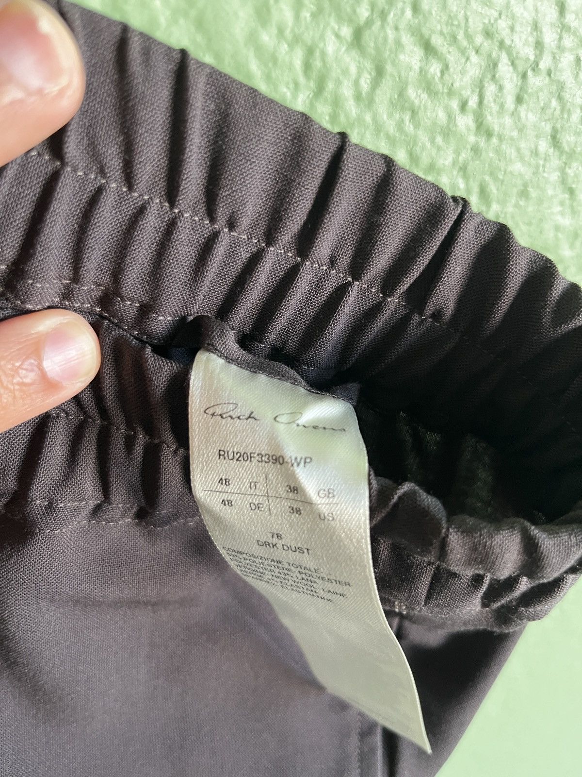 Rick Owens Rick Owens FW20 Performa Drawstring Astaires Pant Dark Dust Size US 38 / EU 54 - 4 Thumbnail