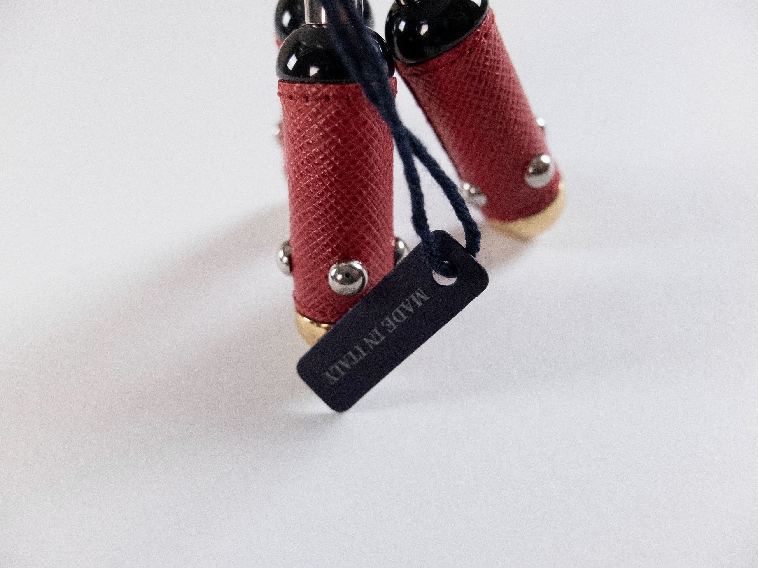 Prada PRADA Pradamalia Disco leather & metal robot keyring charm Size ONE SIZE - 4 Thumbnail