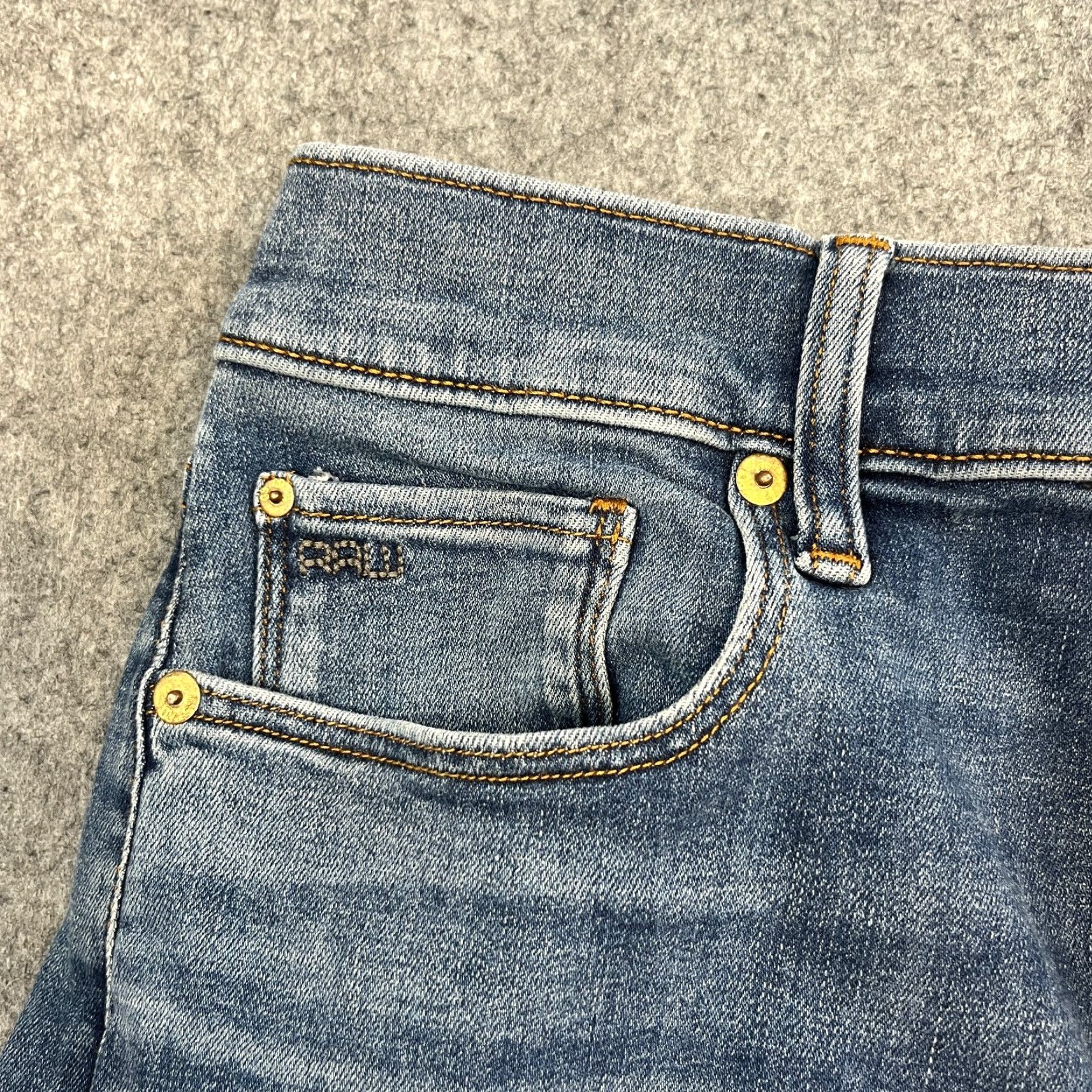 G-Star G-Star Jeans Slim Skinny 30 32 Medium Wash Blue Stretch Whiskers 3301 Mens Denim 5-Pocket Comfort Stretch Size US 30 / EU 46 - 7 Thumbnail