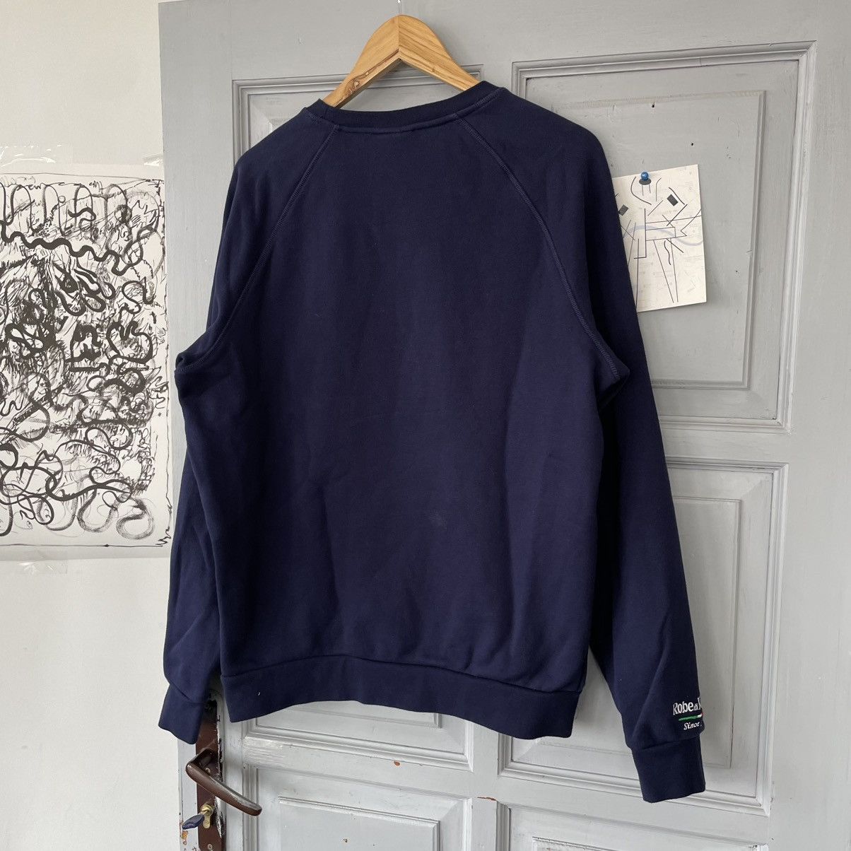 Kappa × Vintage Kappa Italy Big Logo Cheef Keef Style Dirty Sweatshirt Size US XL / EU 56 / 4 - 5 Thumbnail