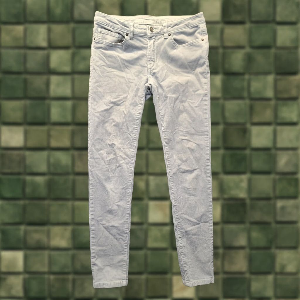 Patagonia Patagonia Pants Womens 29x31 Corduroy Slim Fit Mid Rise Everyday Gray Cotton Spandex Size 29" - 1 Thumbnail