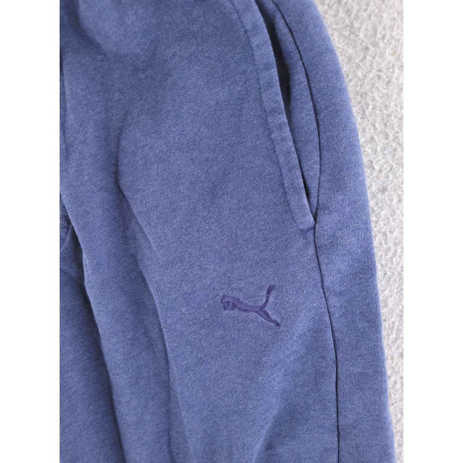 Puma Puma Sweatpants Mens M Blue Jogger Pants Size US 31 - 3 Thumbnail