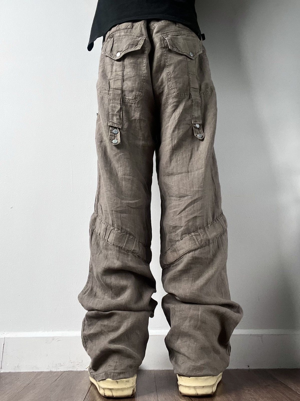 Dolce & Gabbana 2004 Dolce&Gabbana Multi Stud Cargo Pants Size US 33 - 4 Thumbnail