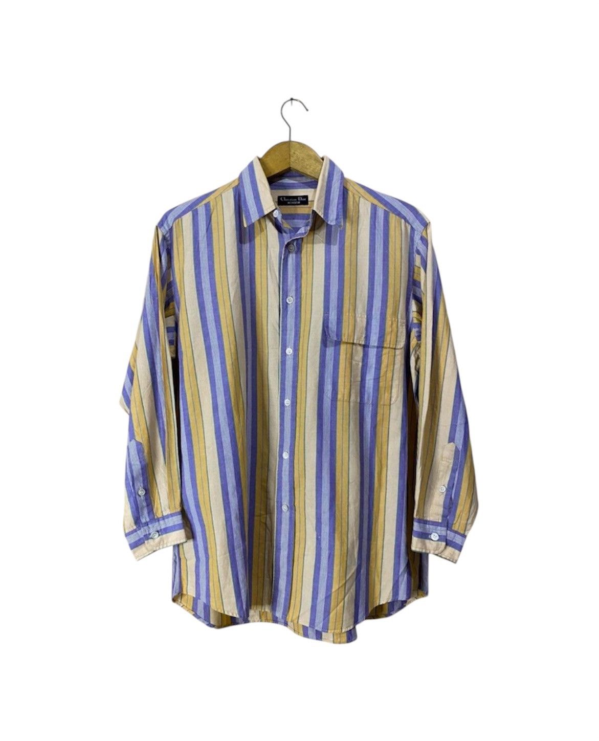 Christian Dior Monsieur × Dior Christian Dior Monsieur Striped Shirt Size US S / EU 44-46 / 1 - 1 Thumbnail