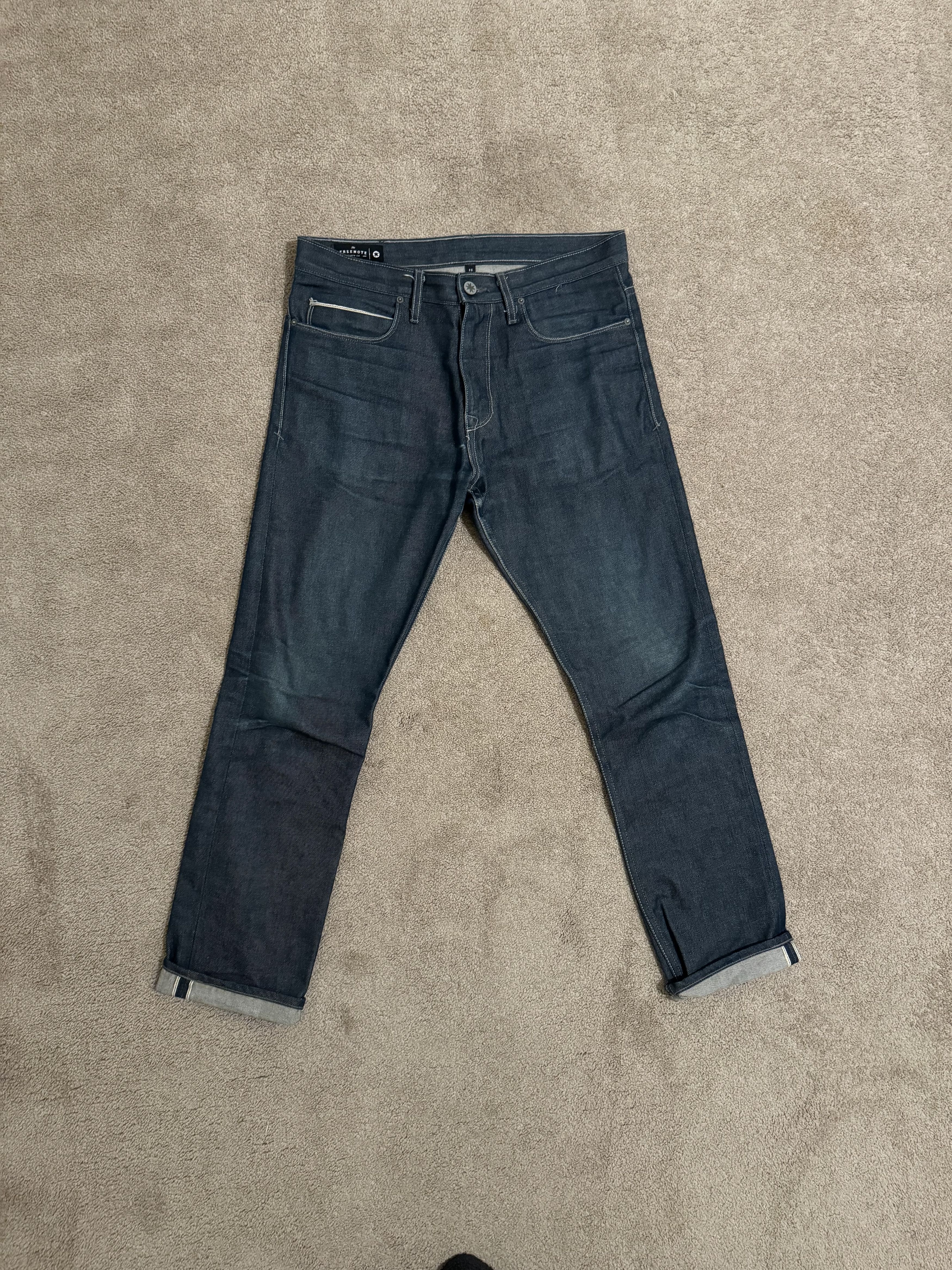 image of Freenote Cloth Freenote Denim in Blue, Men's (Size 32)