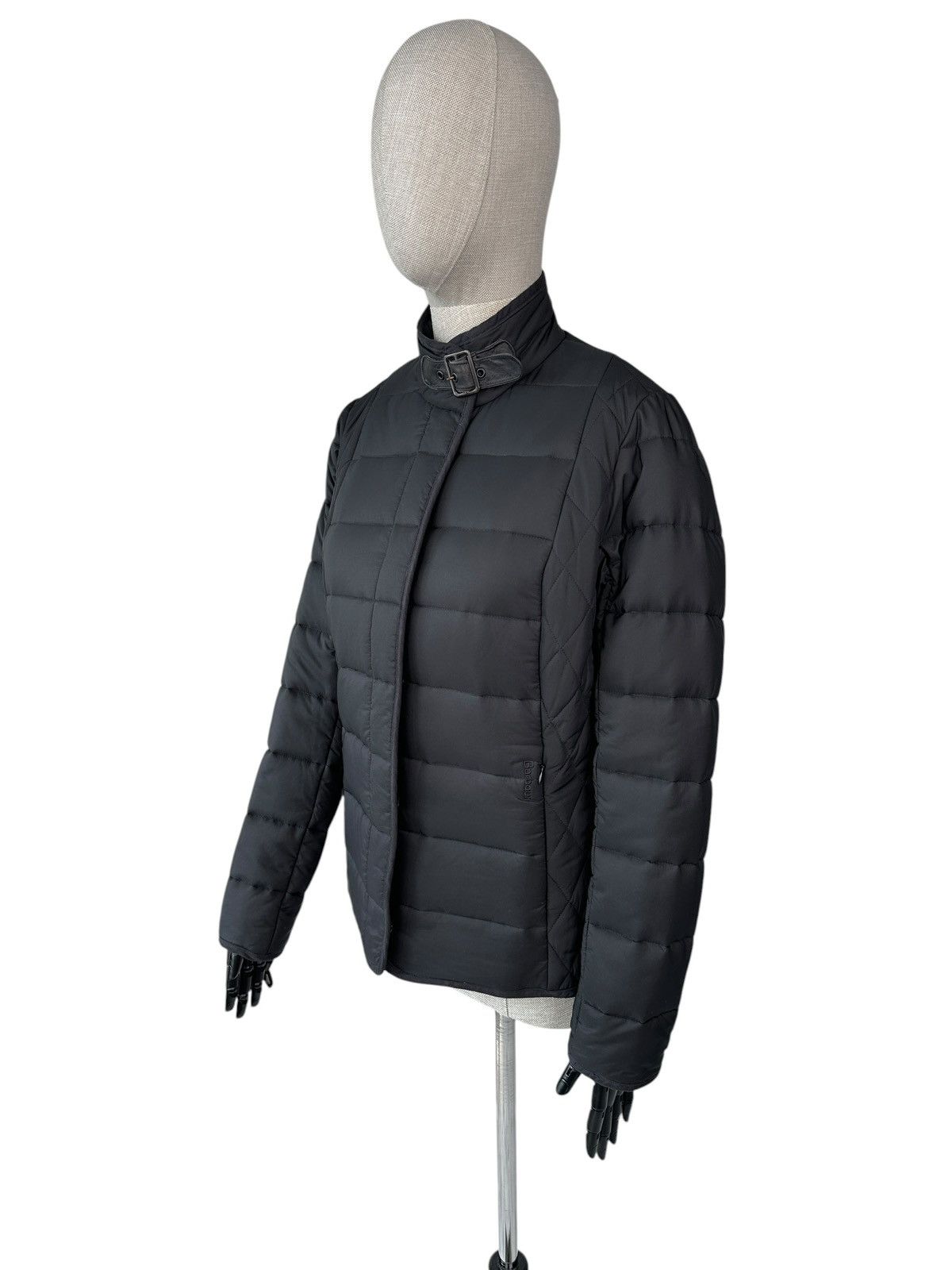 Barbour BARBOUR Straition Quilted Black Women’s Jacket Winter Tartan Size L / US 10 / IT 46 - 4 Thumbnail