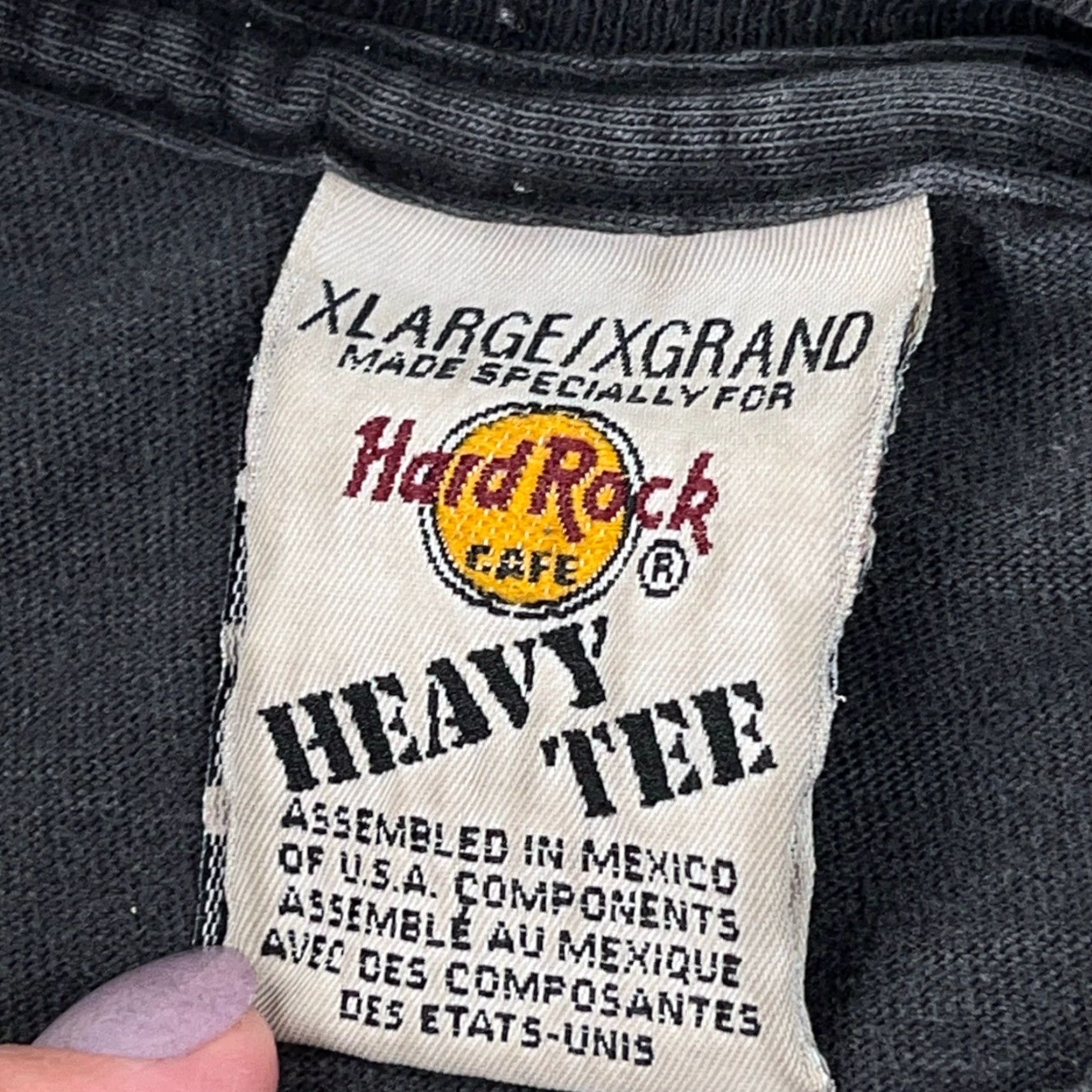 Hard Rock Cafe VINTAGE Hard Rock Cafe Shirt Men XL Black Faded 90s Tee Pyramid Guitar Worn Size US XL / EU 56 / 4 - 3 Thumbnail
