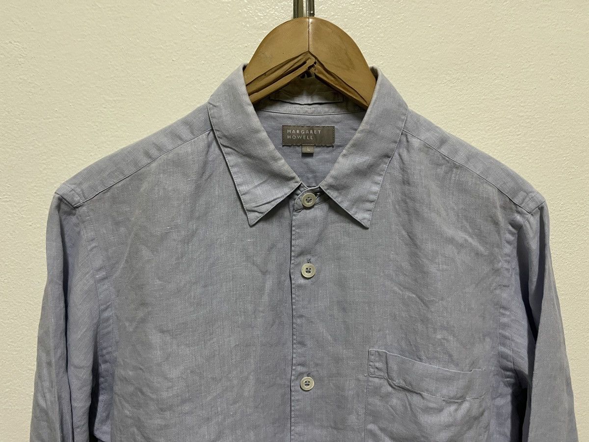 Margaret Howell Margaret Howell Linen Shirt Long Sleeve Size US L / EU 52-54 / 3 - 4 Thumbnail
