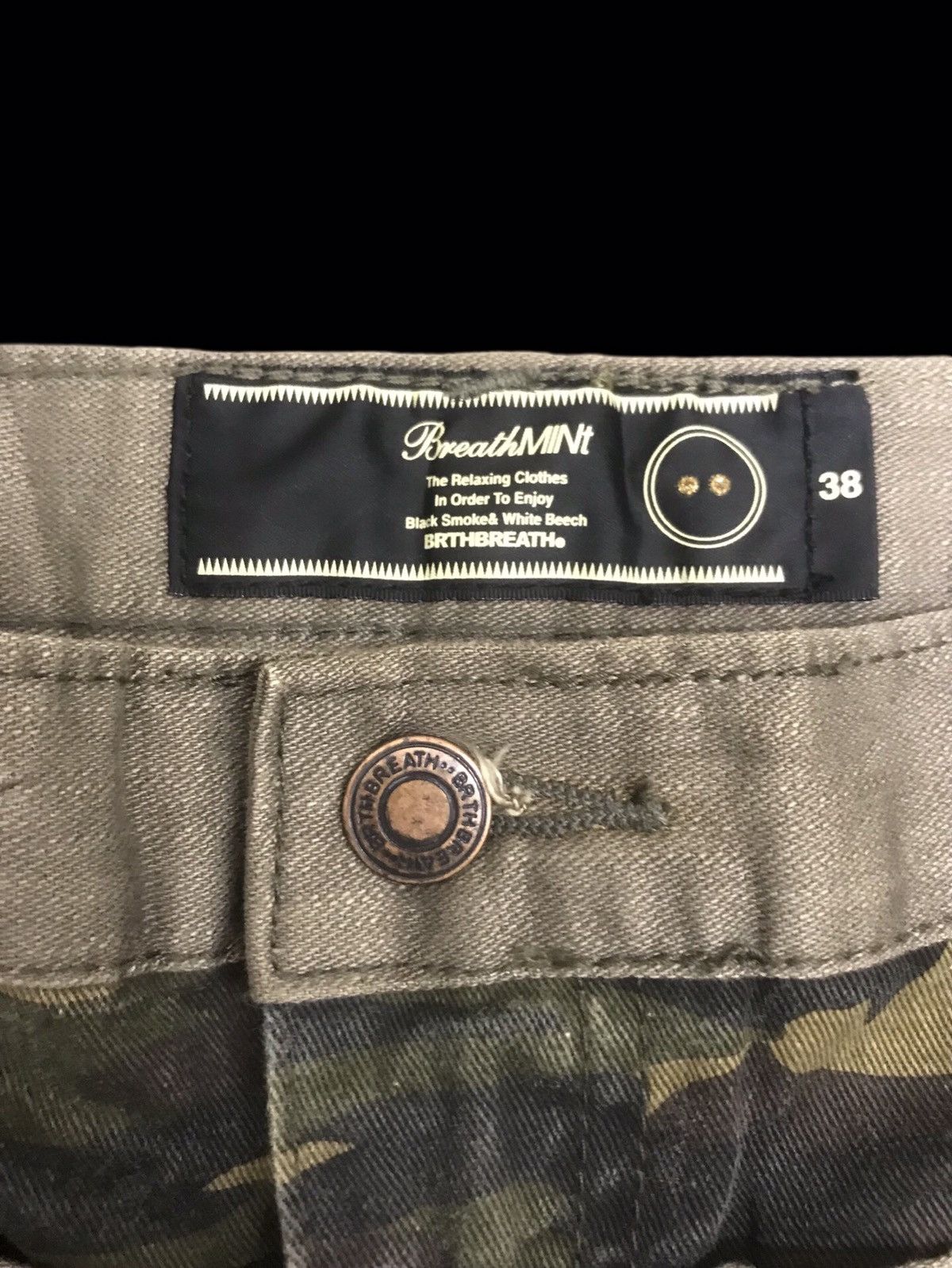Japanese Brand 💥DOUBLE WAIST💥BreathMINT Twistd Leg Multipockets Pant F428 Size US 34 / EU 50 - 11 Thumbnail