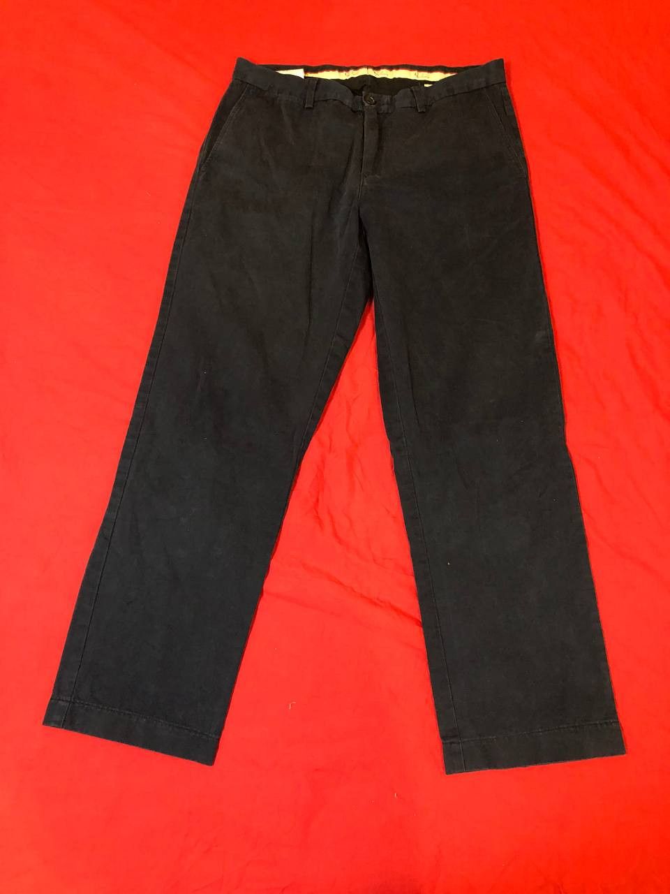 Burberry Burberry London Mens Straight Leg Trousers chino Pants Size US 34 / EU 50 - 1 Thumbnail