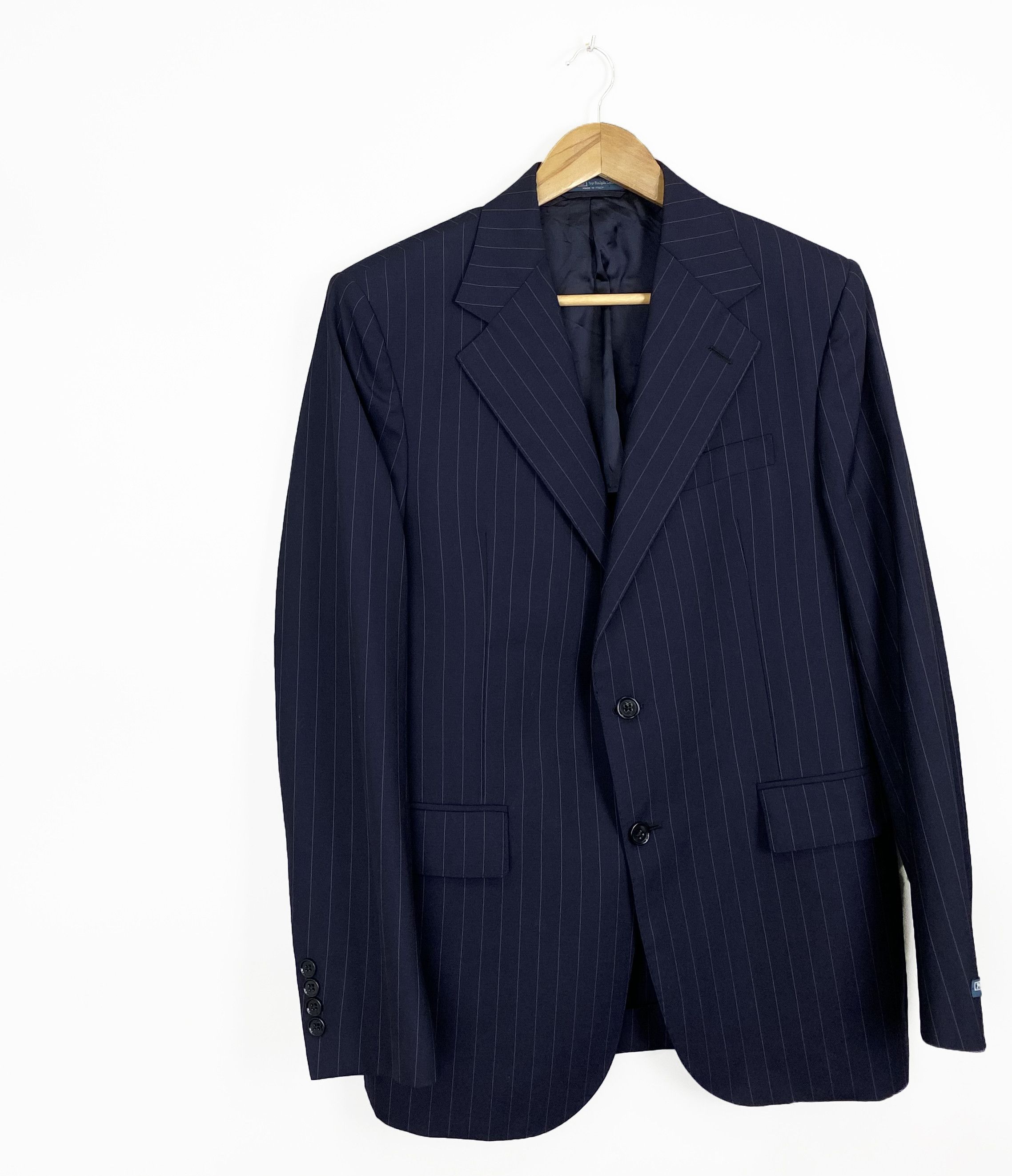 Polo Ralph Lauren NWT RRP 1000$ POLO RALPH LAUREN Garrison Striped Blazer Size 40S - 2 Thumbnail