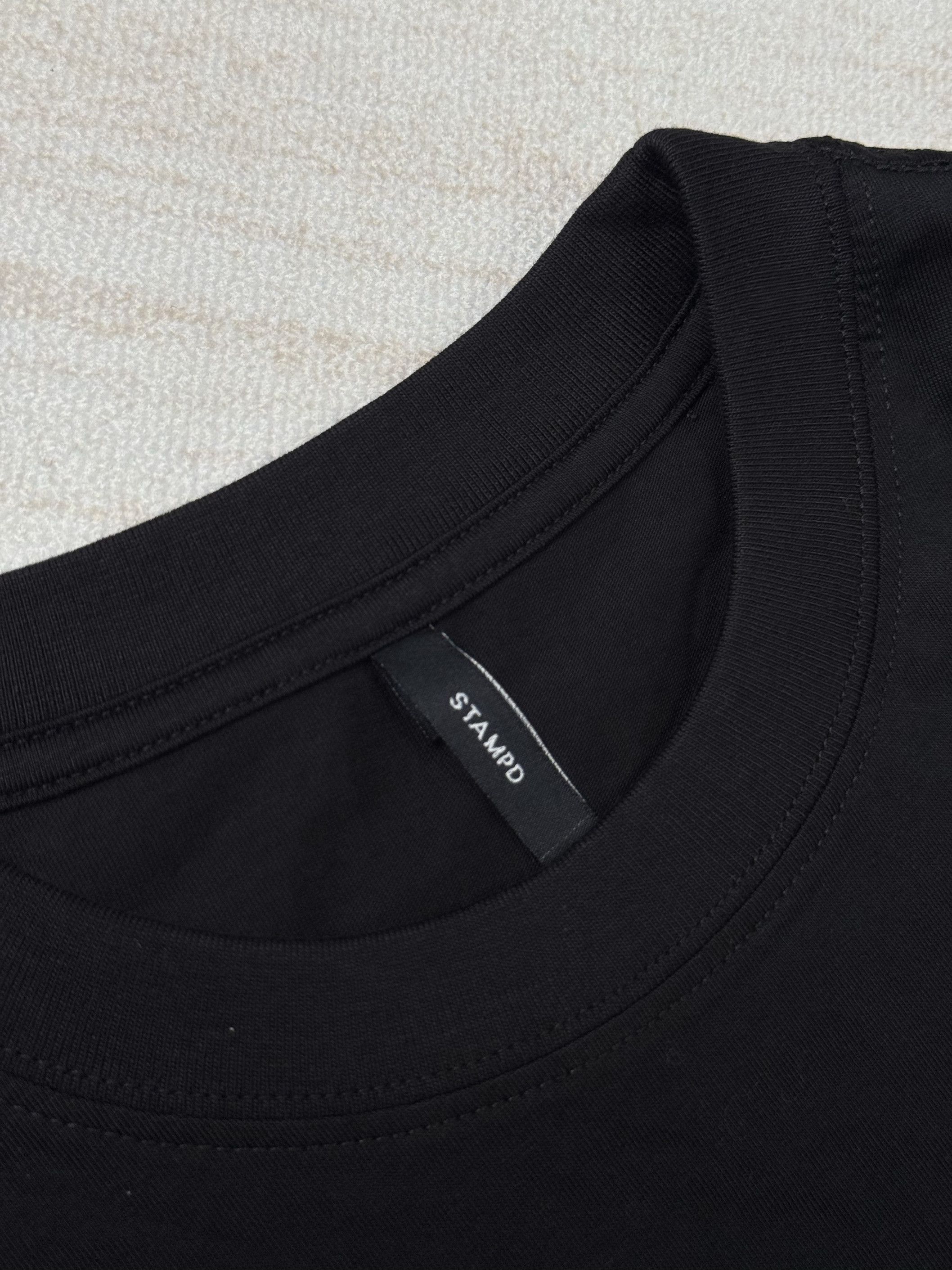 Stampd UNWORN* STAMPD CORE LOGO STACK LS TEE BLACK Size US M / EU 48-50 / 2 - 3 Thumbnail