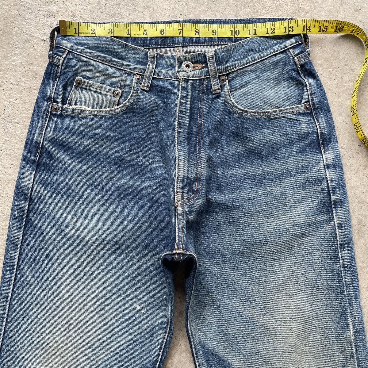 Japanese Brand W27💥 Vintage Japanese Mud Wash Denim Faded Jeans Pants Size US 27 - 5 Thumbnail