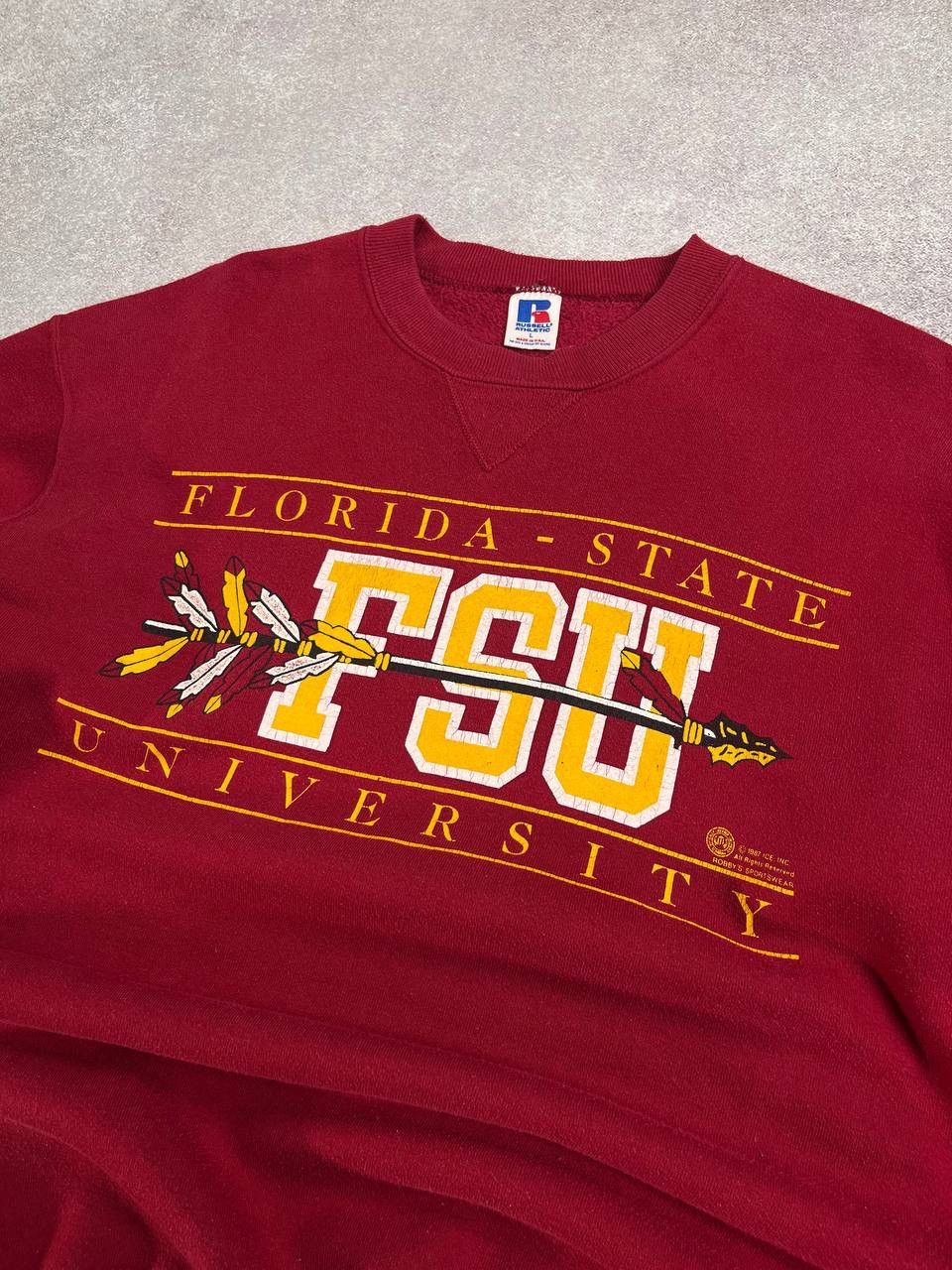Vintage Vintage Florida State University Made In USA Boxy Crewneck L Size US L / EU 52-54 / 3 - 4 Thumbnail