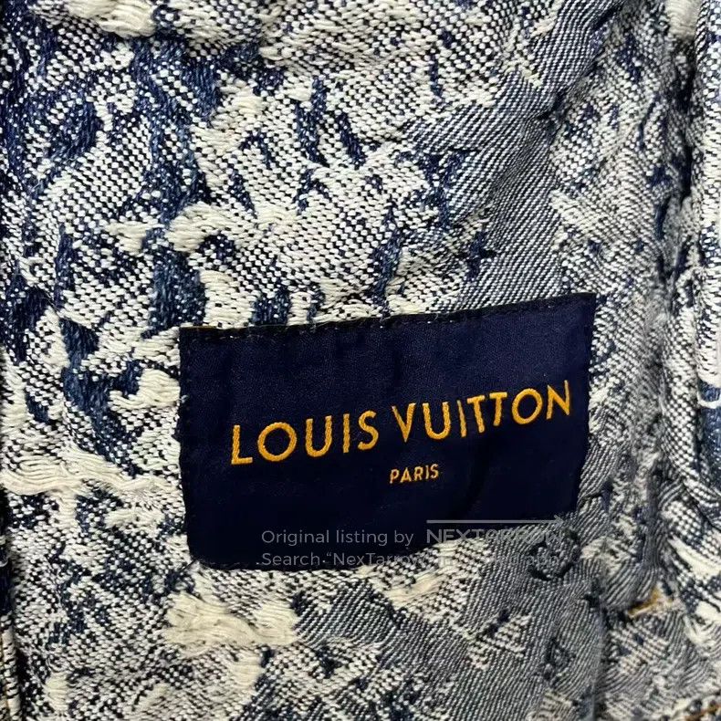 Louis Vuitton Louis Vuitton Blue plant and flower printed long-sleeve de Size US M / EU 48-50 / 2 - 2 Thumbnail