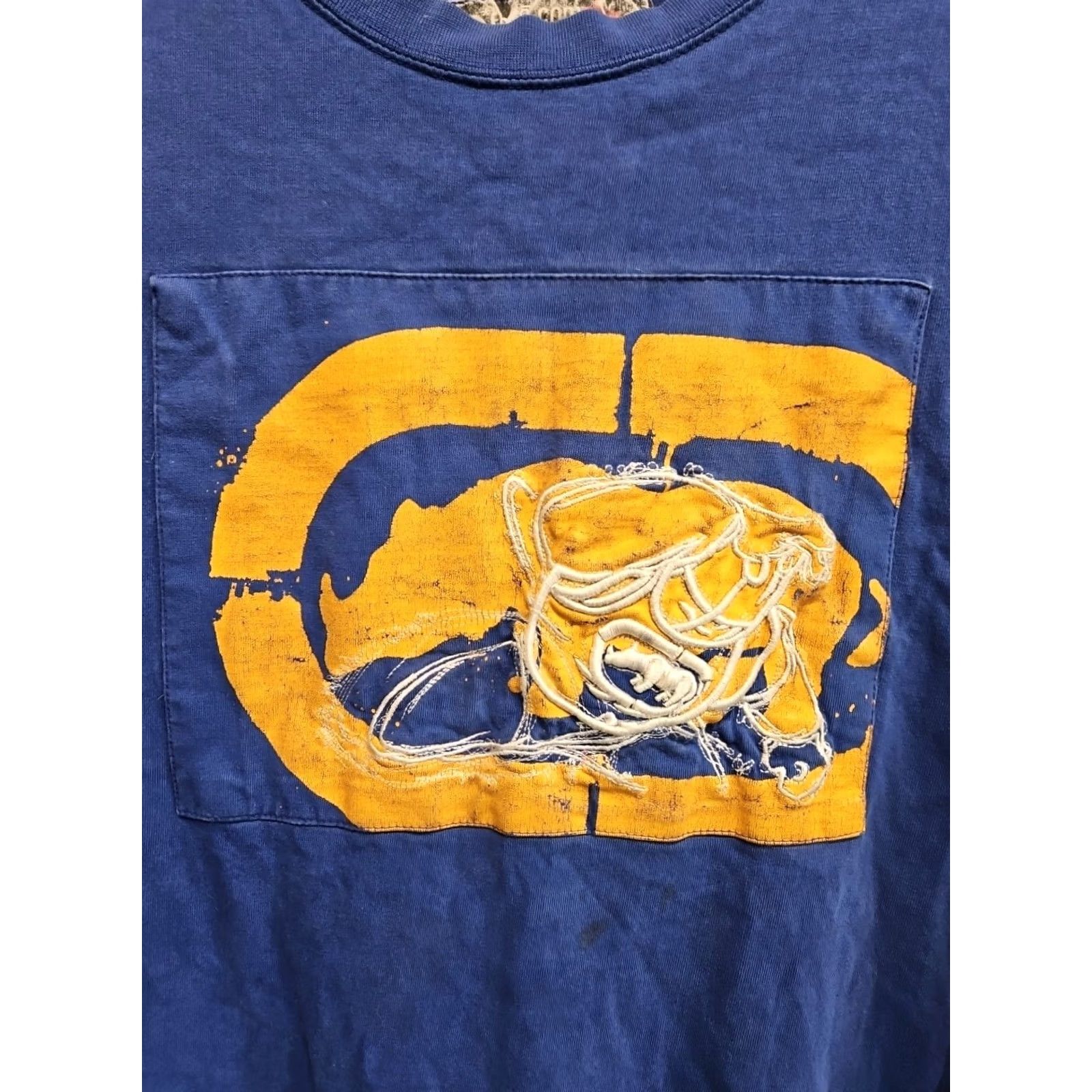 Ecko Unltd. VINTAGE Ecko Unltd T Shirt XL Blue Limited Edition 90s Hip Hop Logo Mens Short Sleeve Crew Neck Size US XL / EU 56 / 4 - 3 Thumbnail